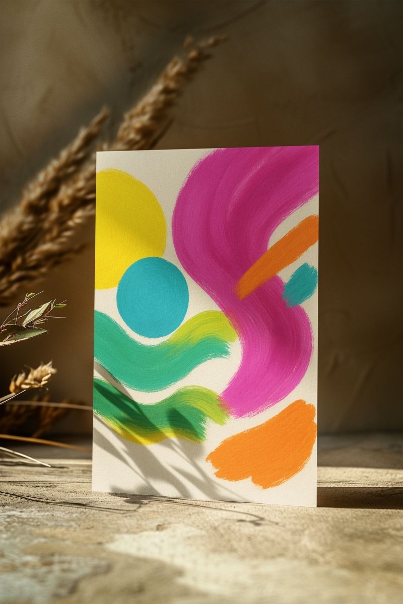 Renkli Anlar Koleksiyonu 색의 흐름 (Saek-ui Heureum) - RA4 Art Print - Çerçevesiz Poster