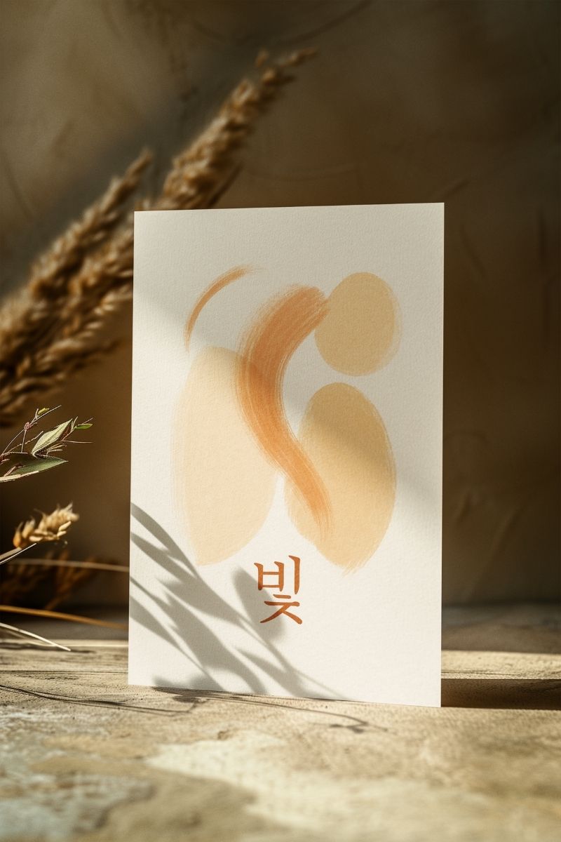 Soyut Koleksiyonu 빛 – Işık SK12 Art Print - Çerçevesiz Poster