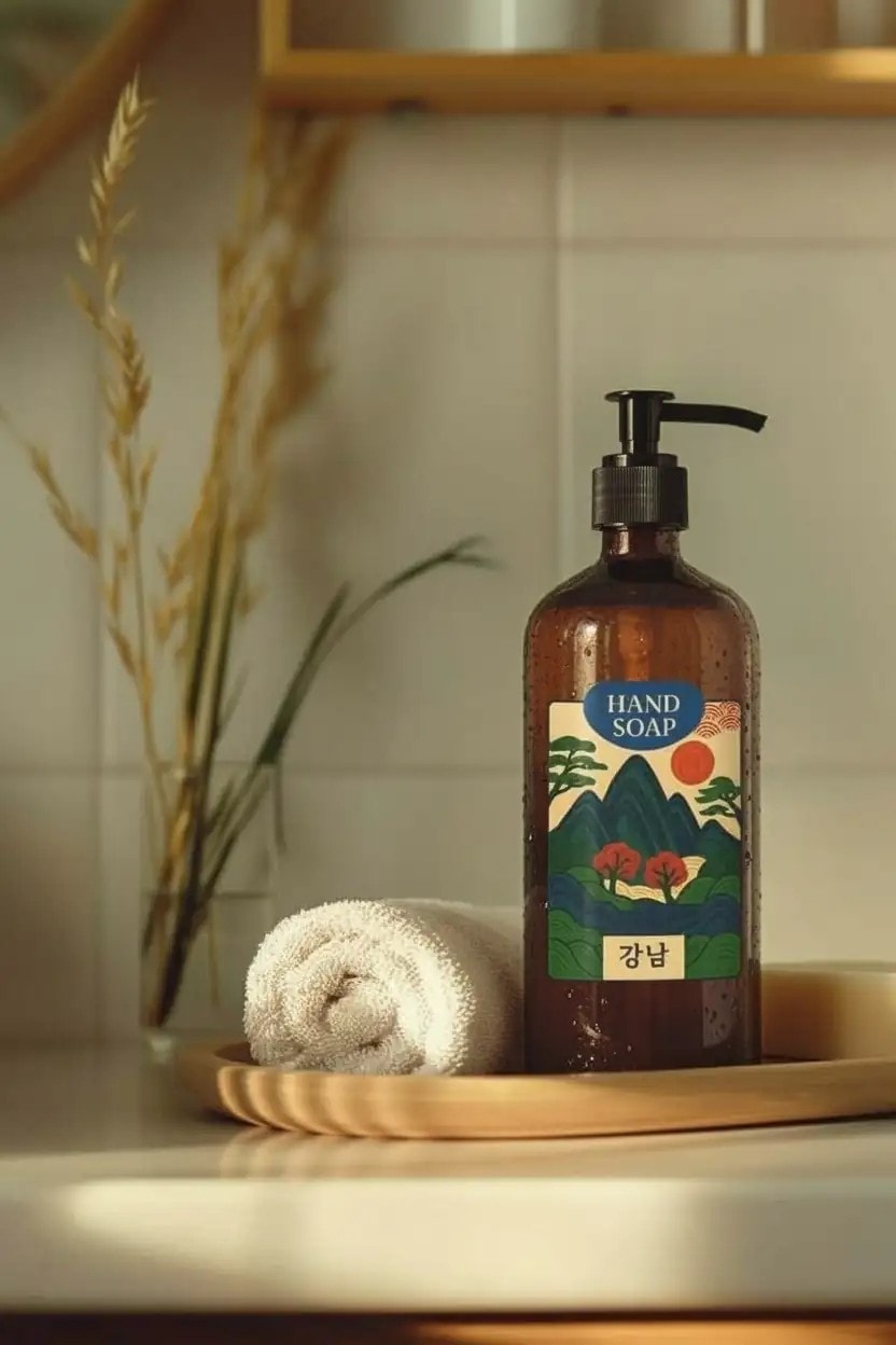 Seuolvie Amber Cam Şişe Sıvı Sabunluk 500 ml 