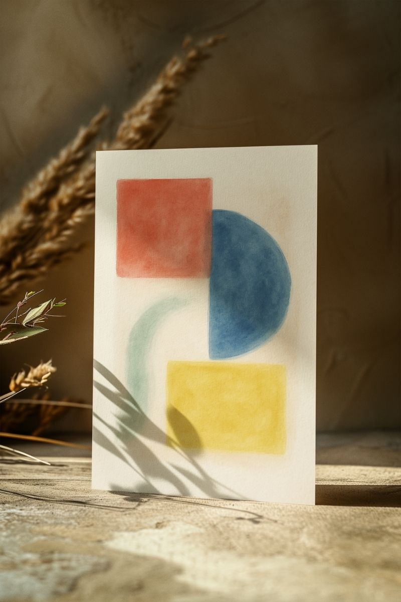 Modern Form Koleksiyonu 리드믹 플로우 – Ritmik Akış SK4 Art Print - Çerçevesiz Poster