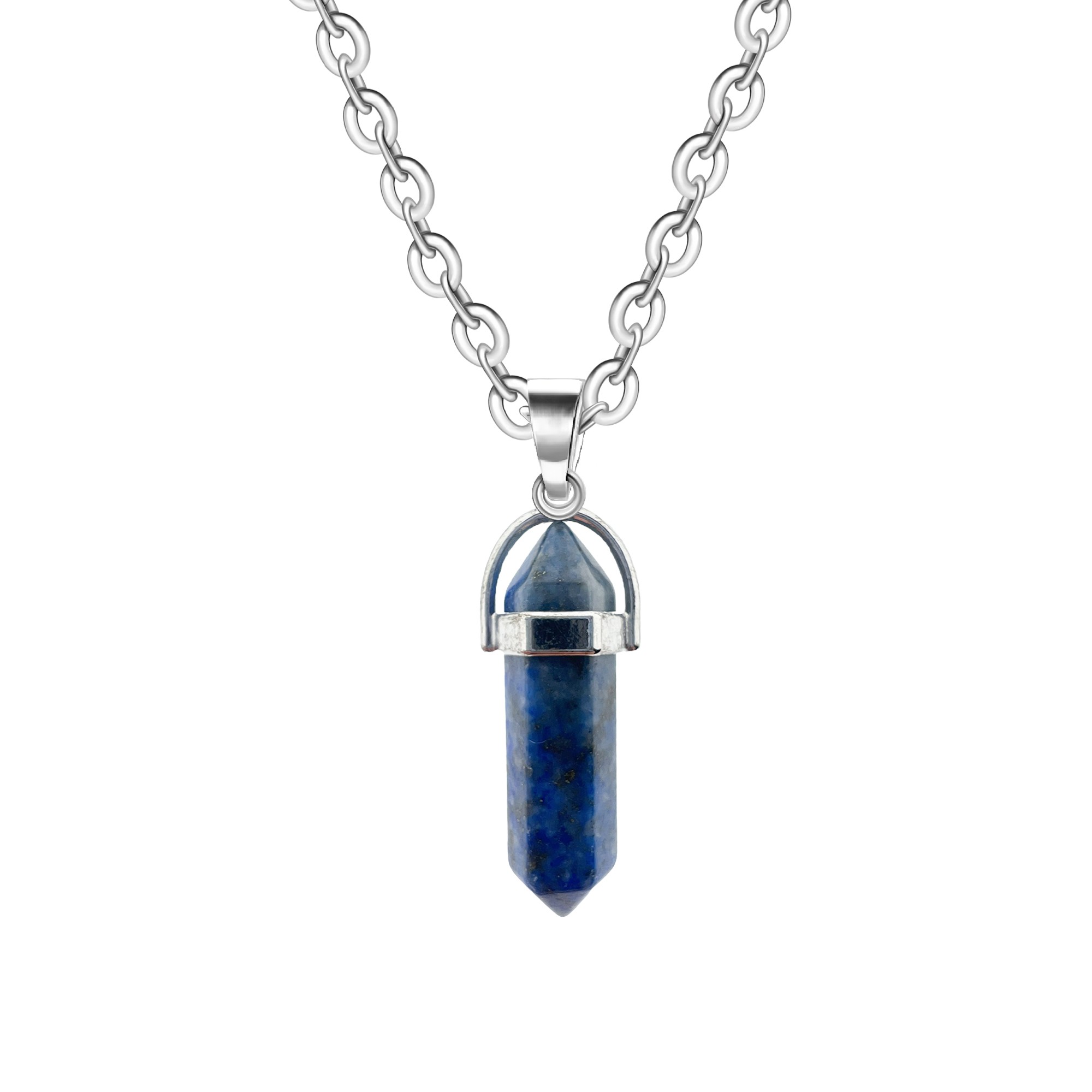 Çivi Kolye - Lapis Lazuli (Zihinsel Temizlik Taşı)