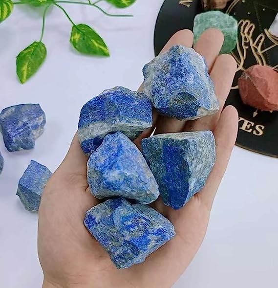 Büyük Ham Kristaller - Lapis Lazuli (Zihinsel Temizlik Taşı)