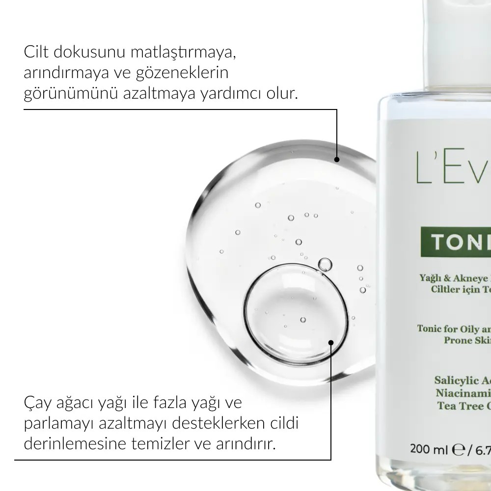 Yağlı ve Akneye Meyilli Tonik 200 ml