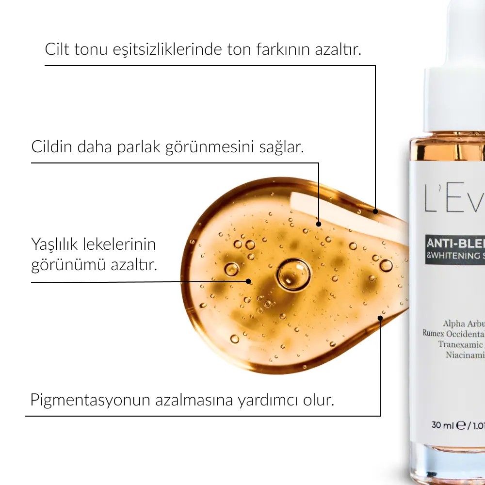 Leke Karşıtı ve Aydınlatıcı Serum 30 ml