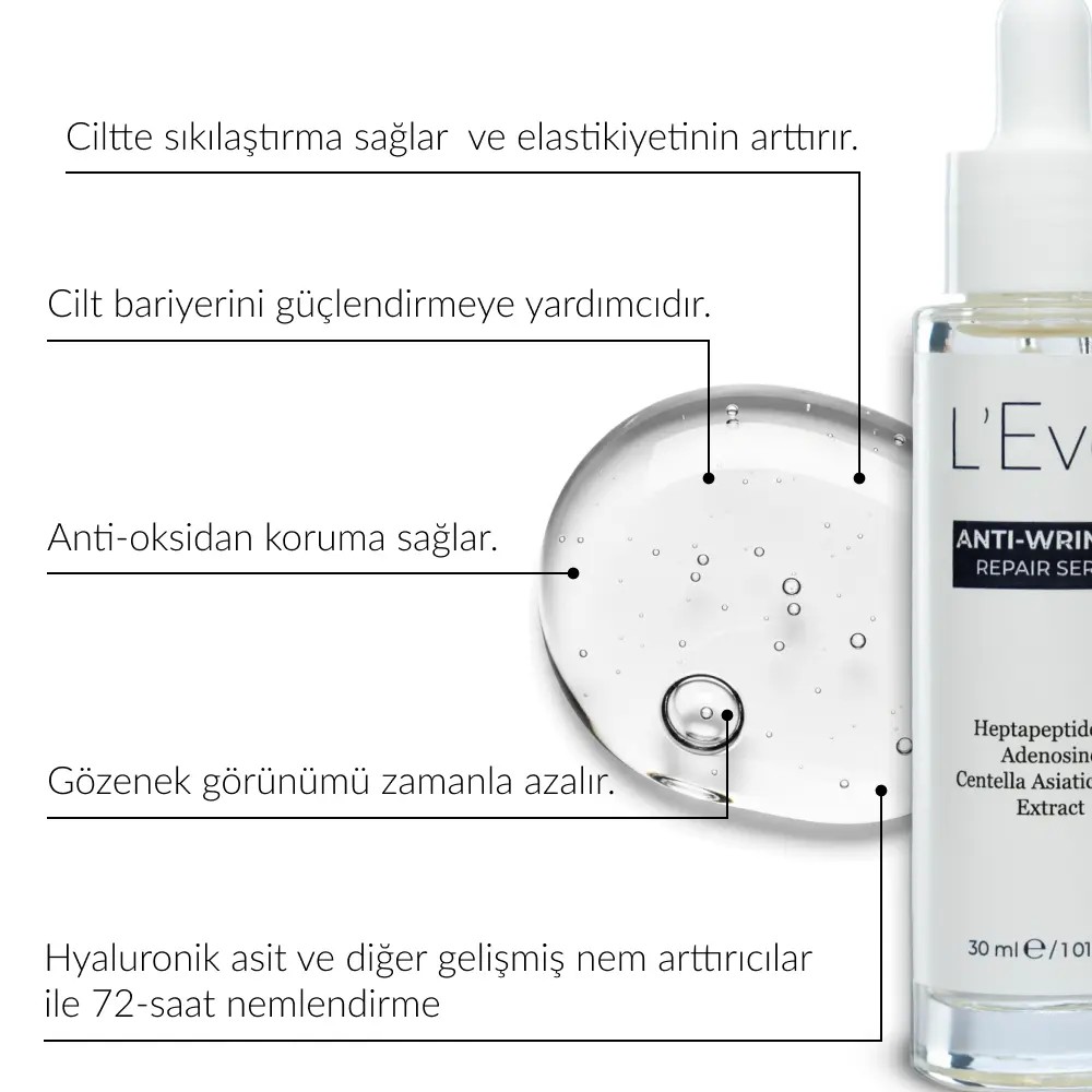 Kırışıklık Giderici ve Onarıcı Serum 30 ml
