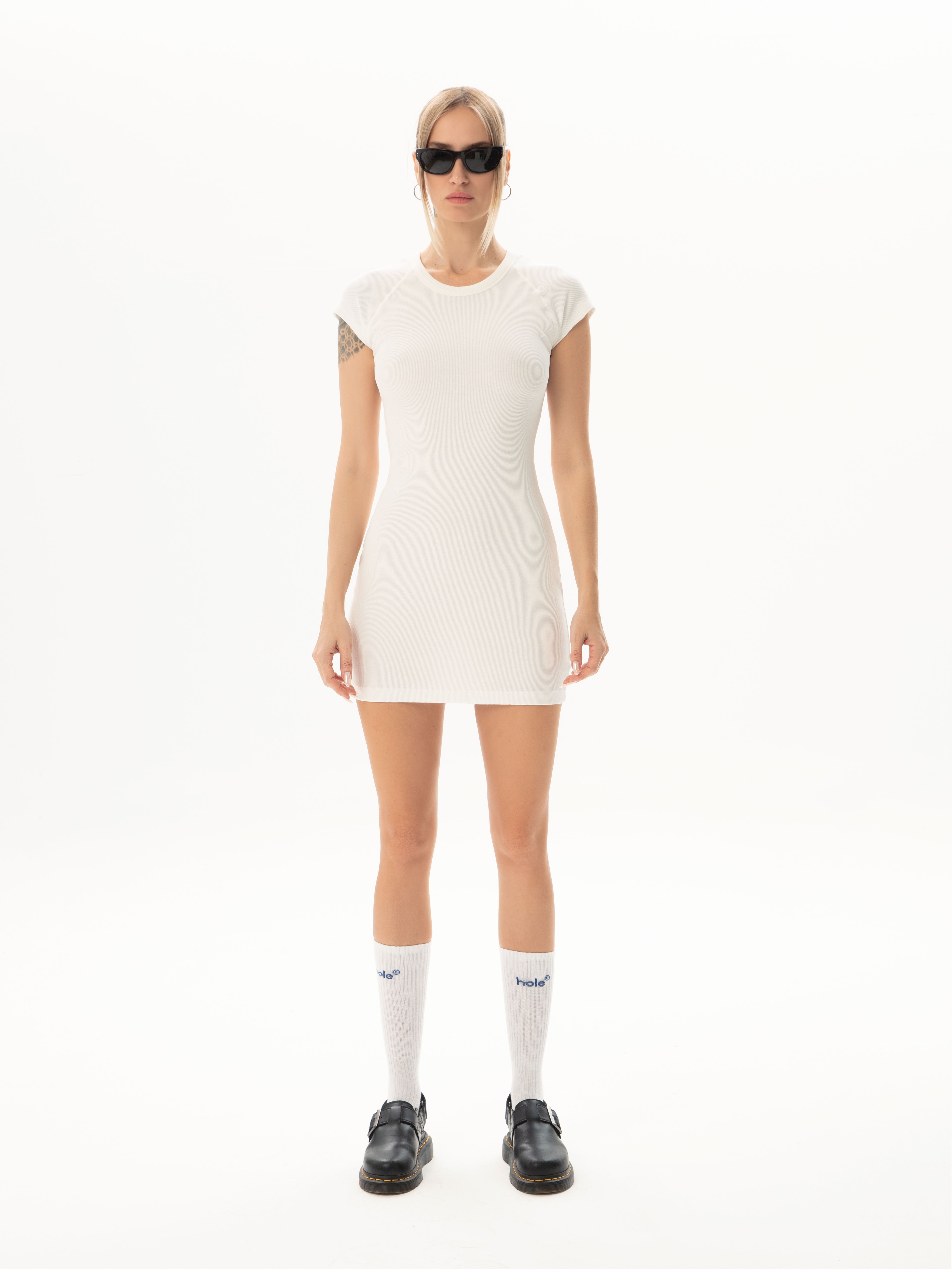 Tyra Kaskorse Mını Dress - Beyaz