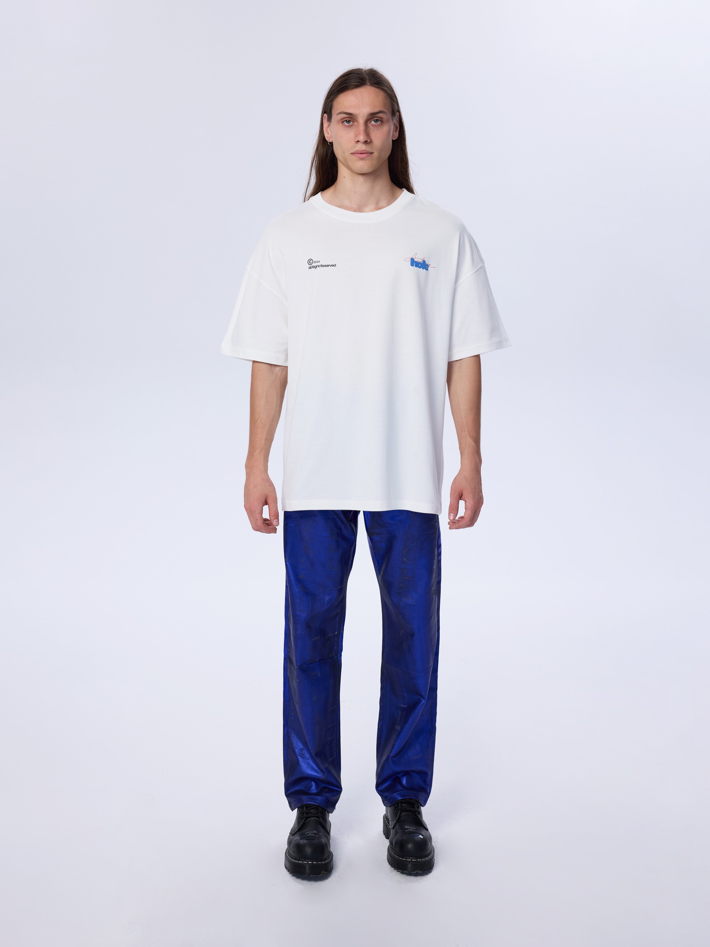 Copright Print T-Shirt
