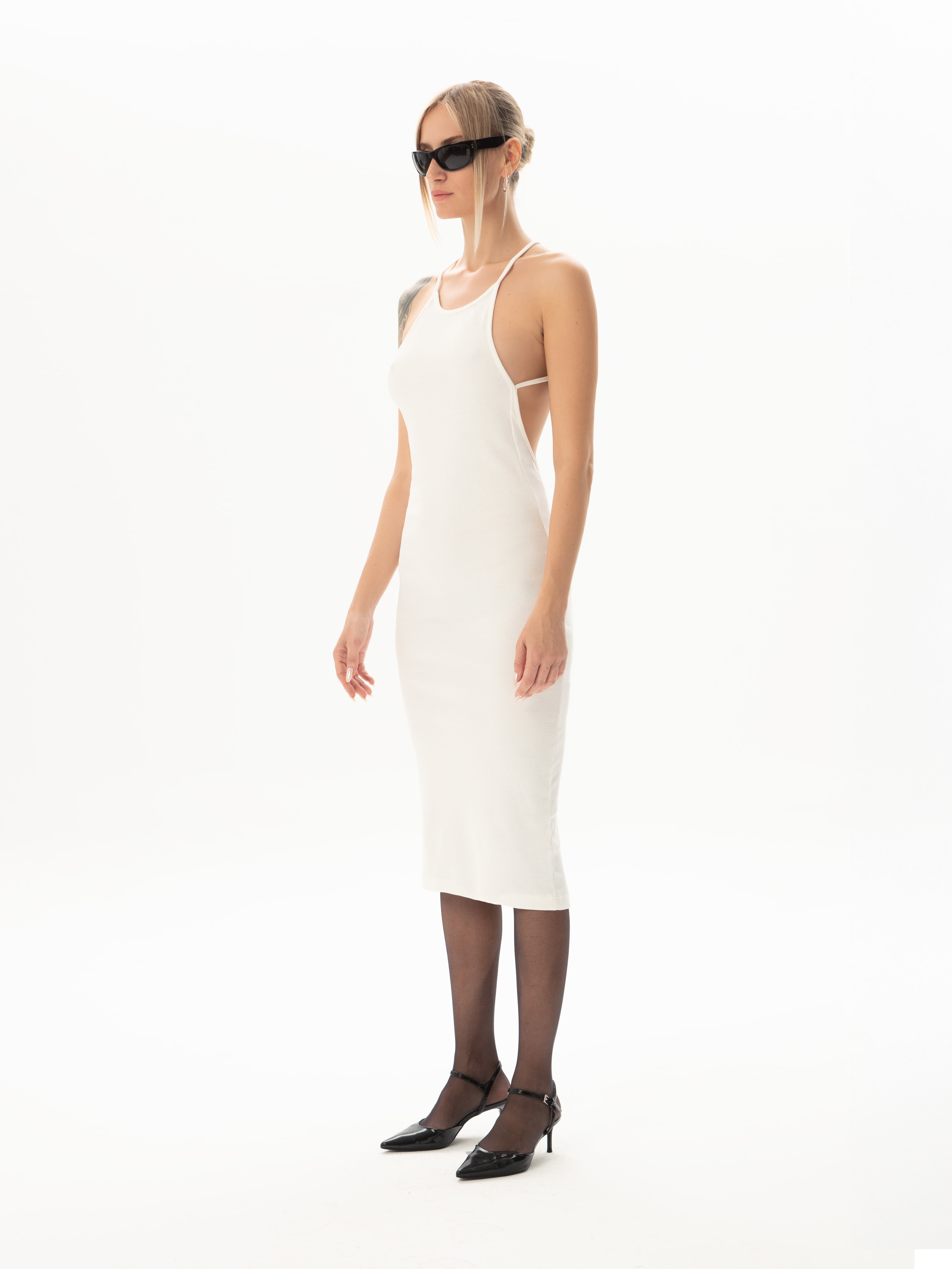 Christiana Kashkorse Dress - Ekru