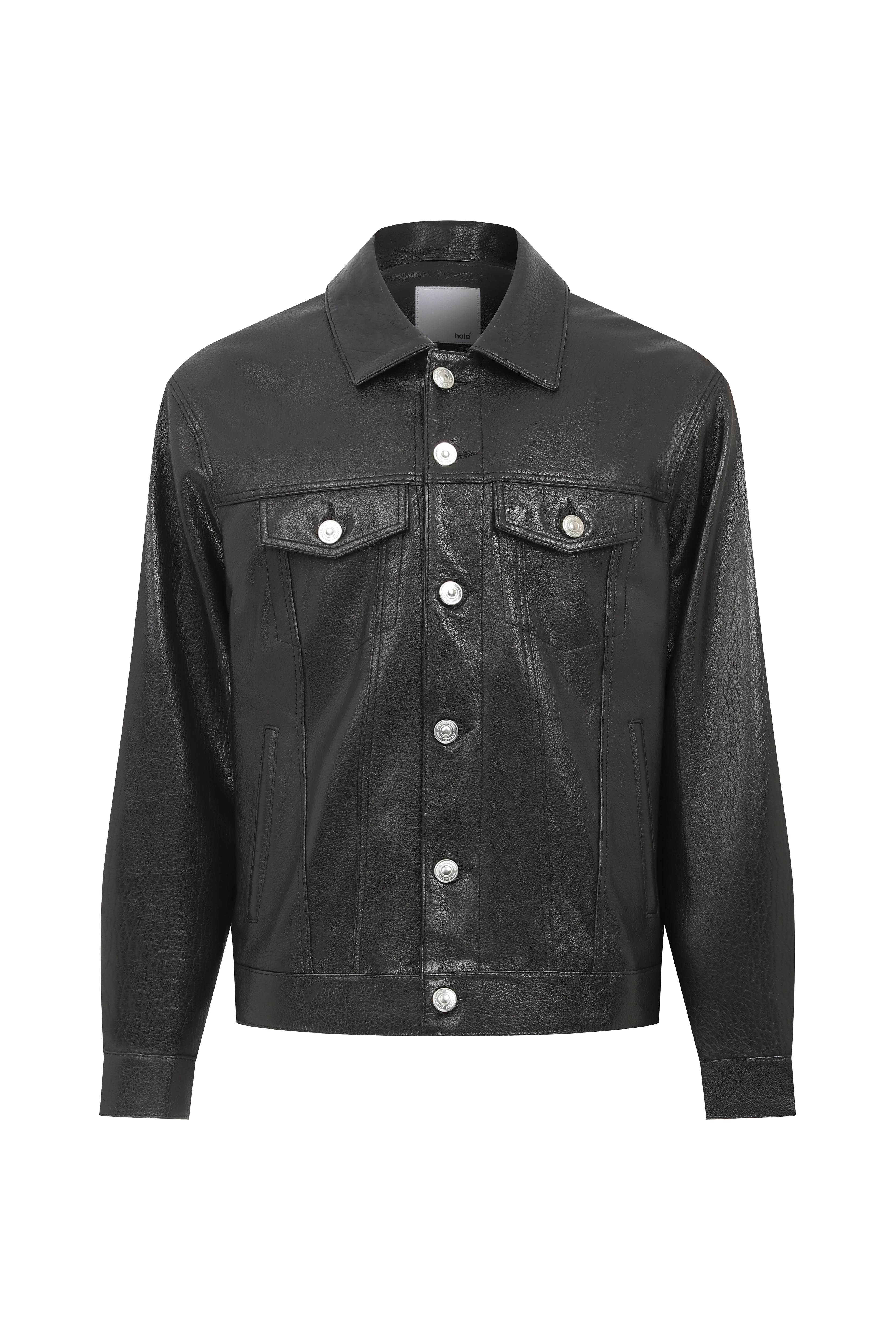 JUMBO LEATHER BLAZER