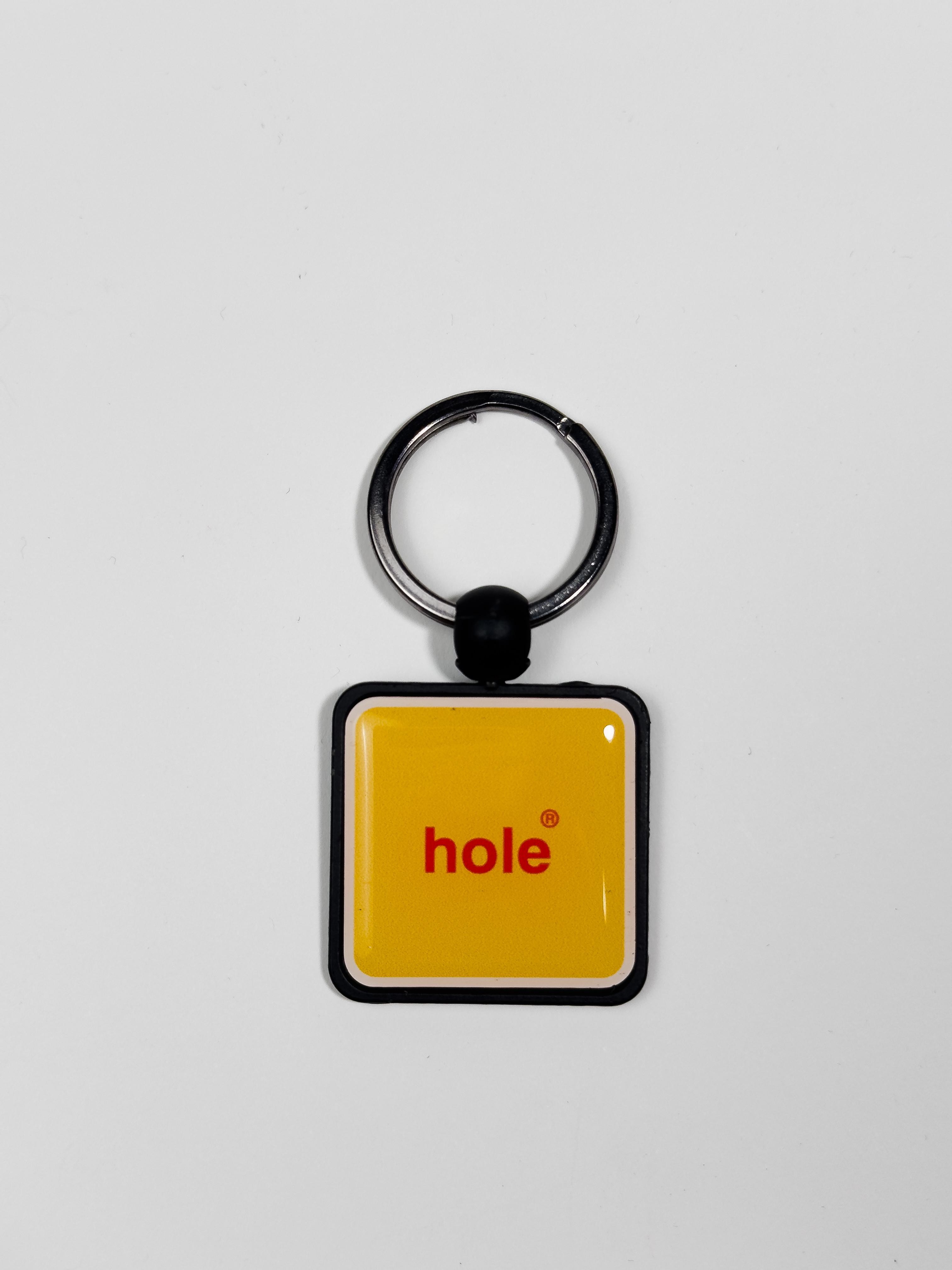 hole keychain