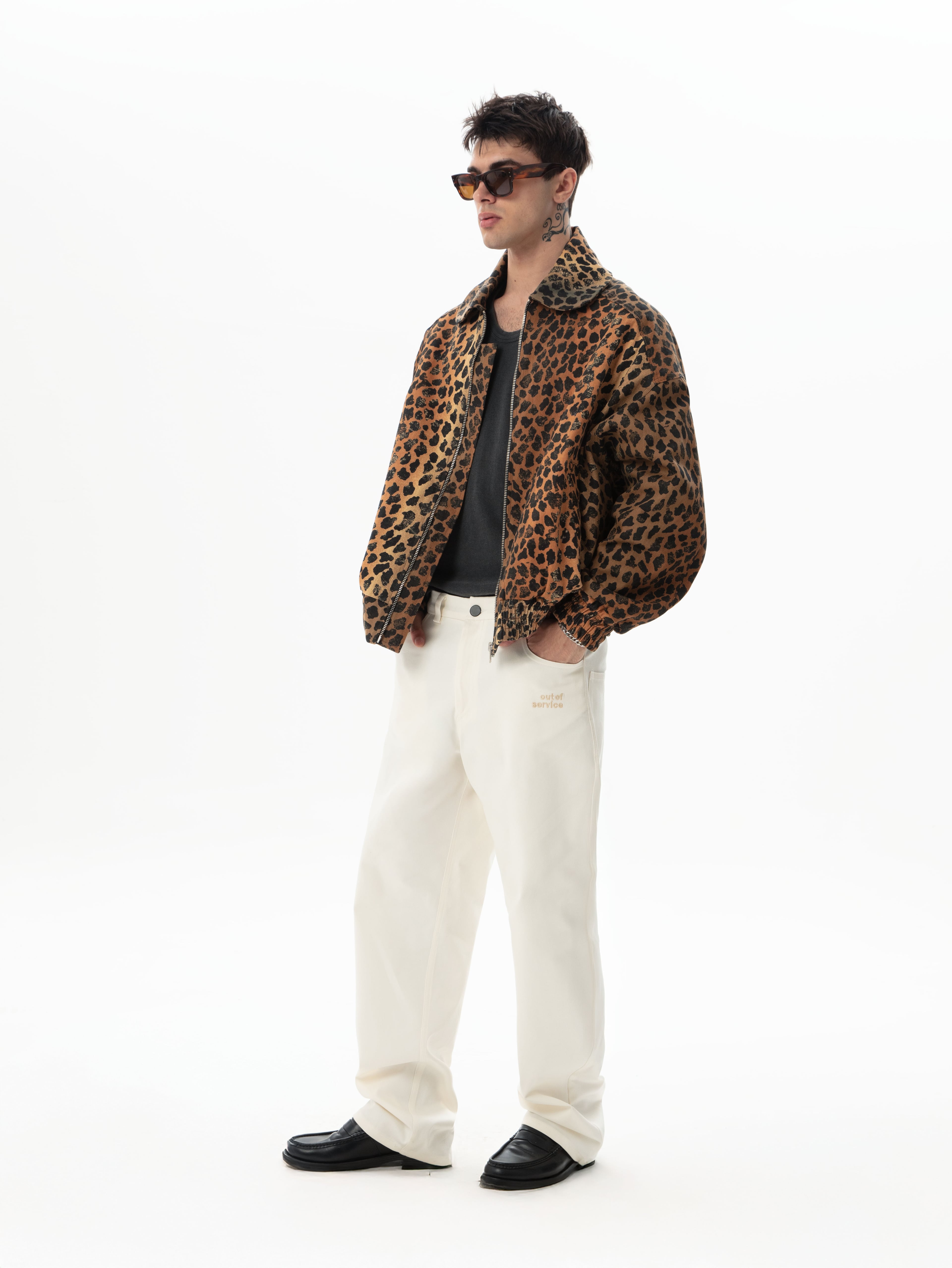 Gabardine Jacket w/embroided Hole logo