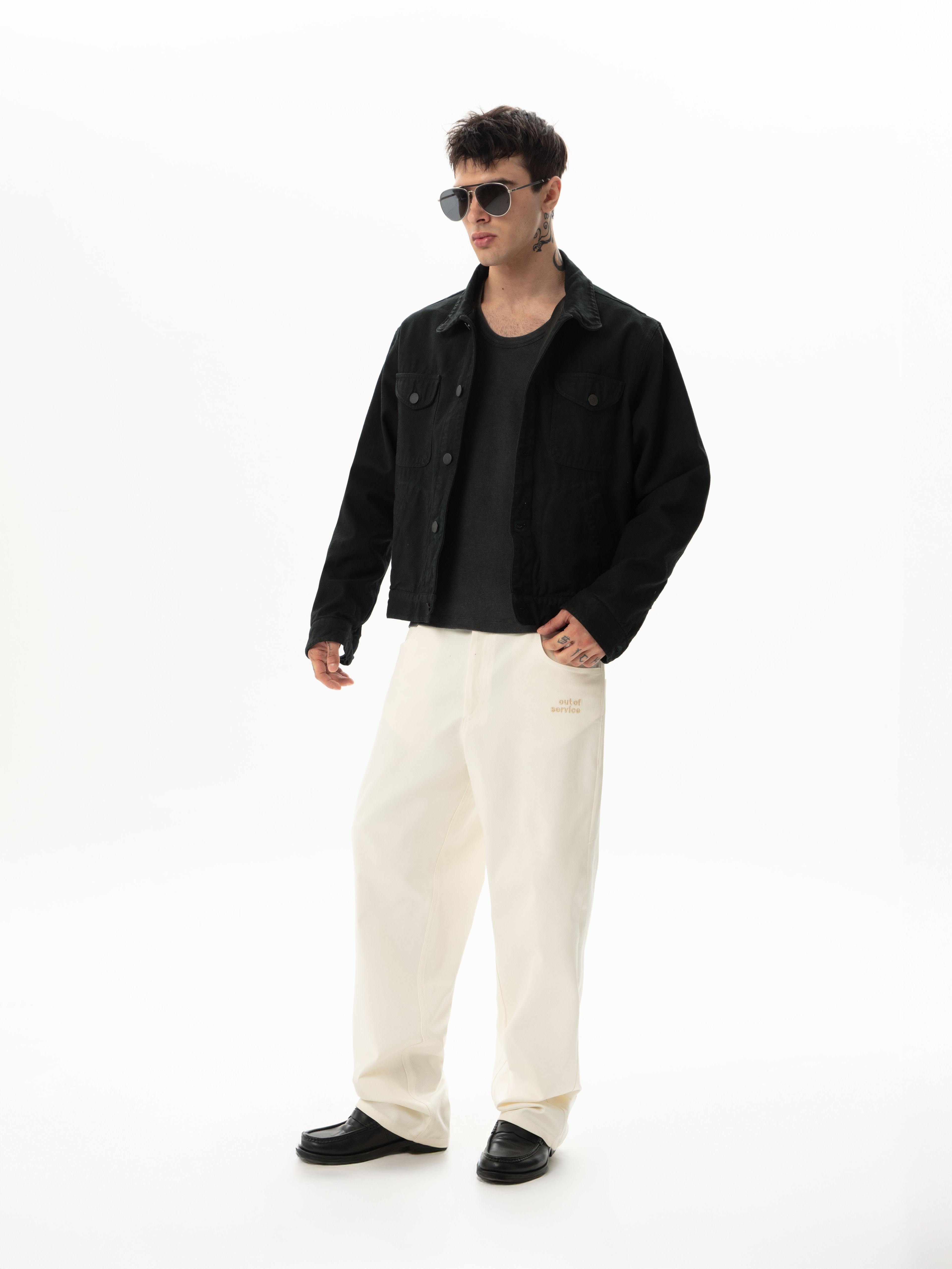 Hole Short Cut Jacket