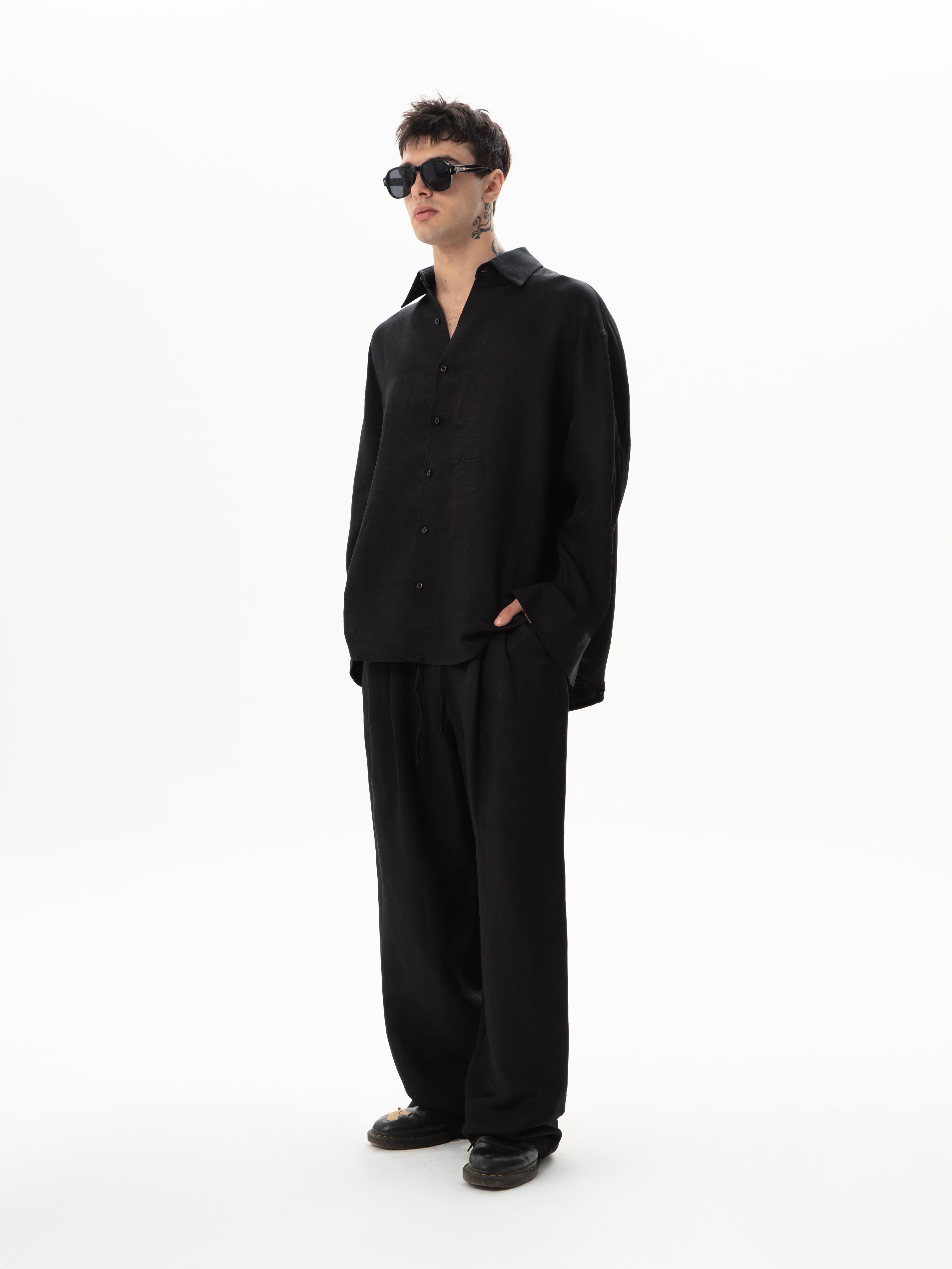 Hole Grindelwald keten Oversıze pantolon