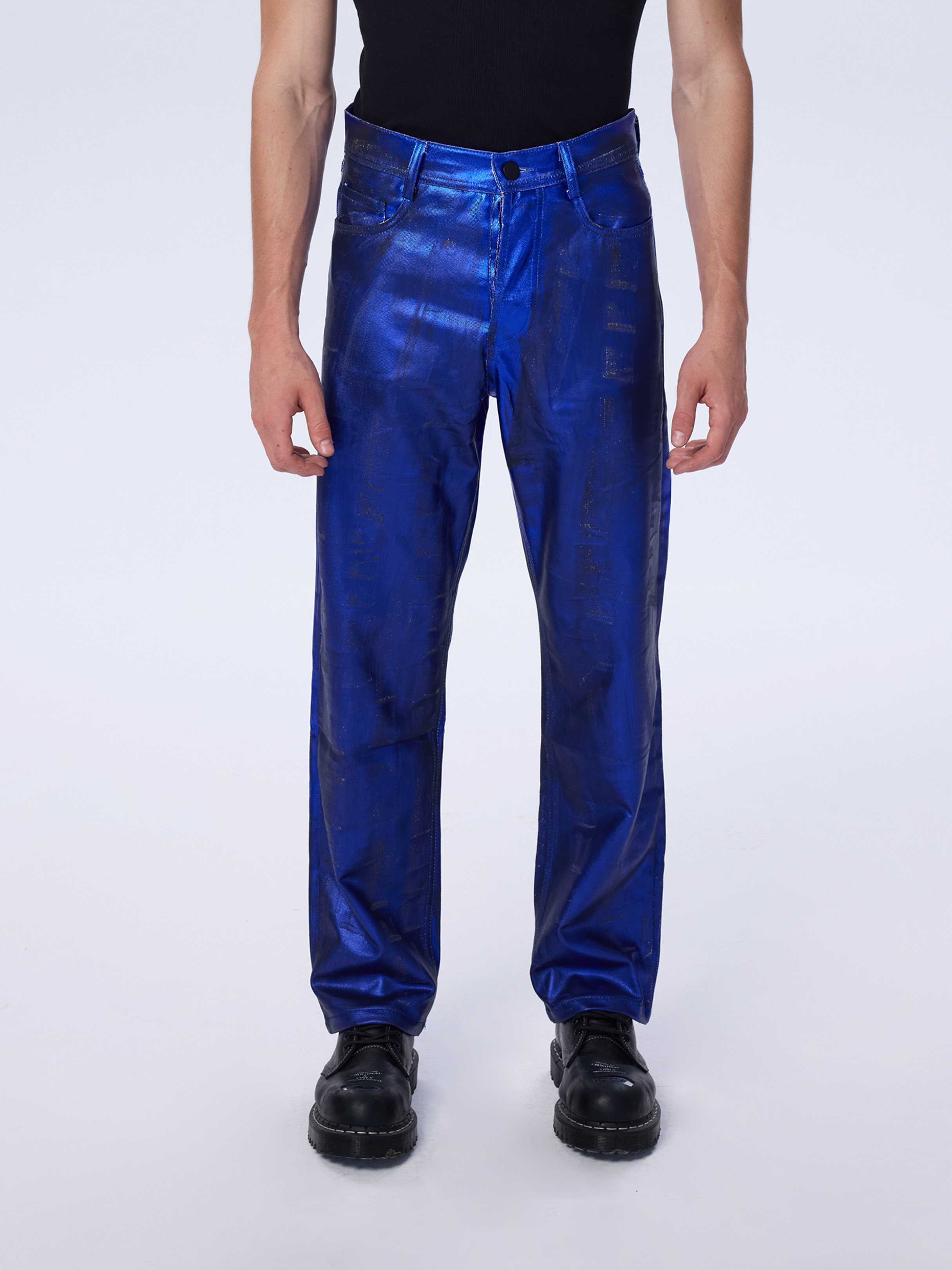 Alek Worn Men Jean Pants - blue