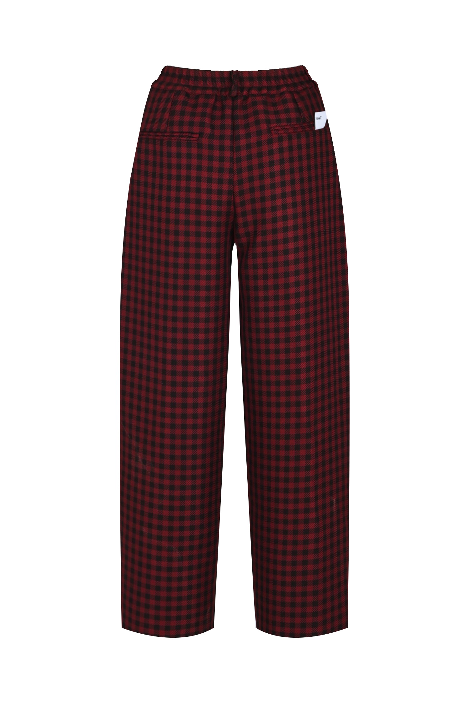 LOOSE CUT PLAID PANTS