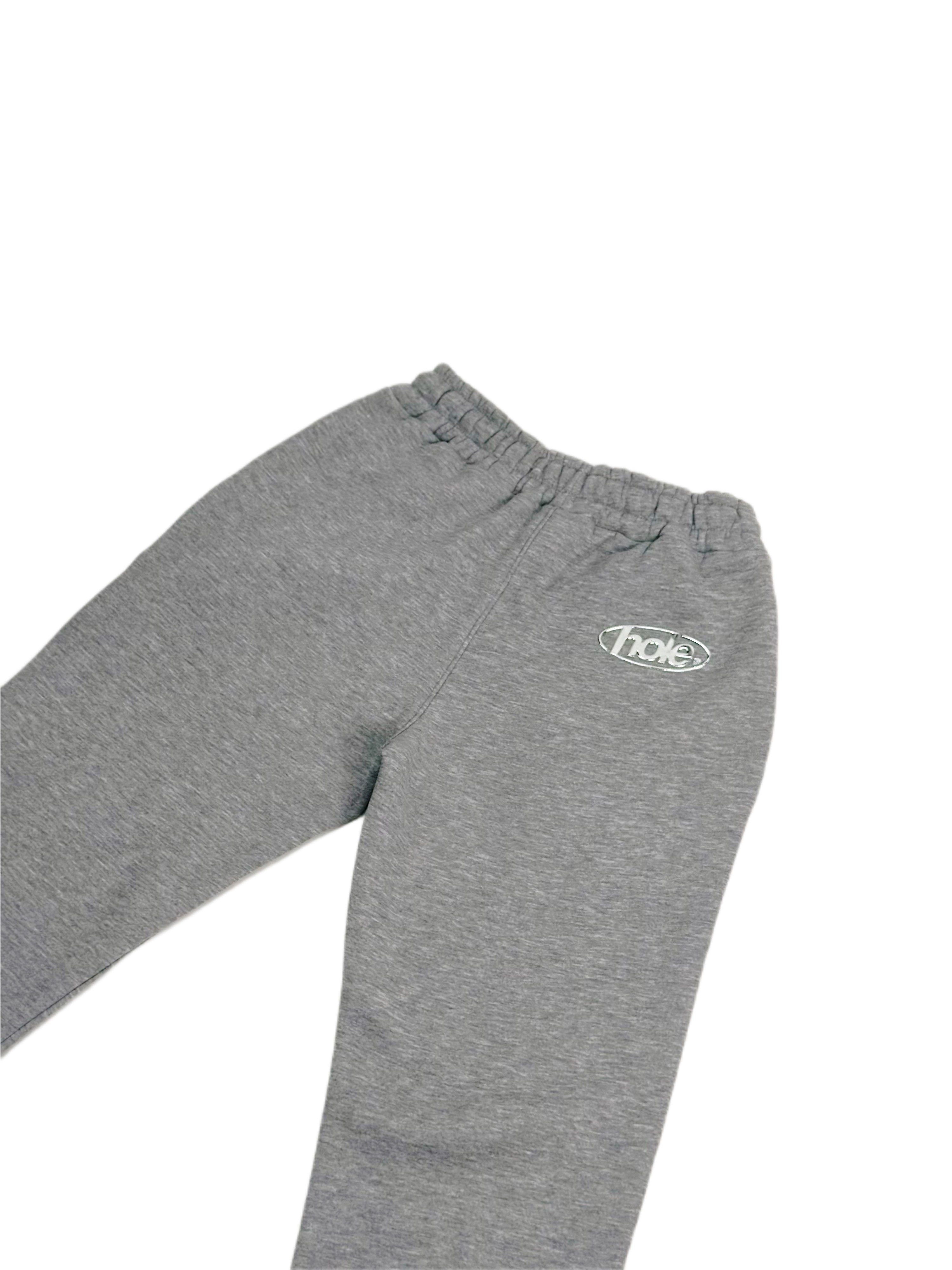 Hole Sweatpants w/ nickel print