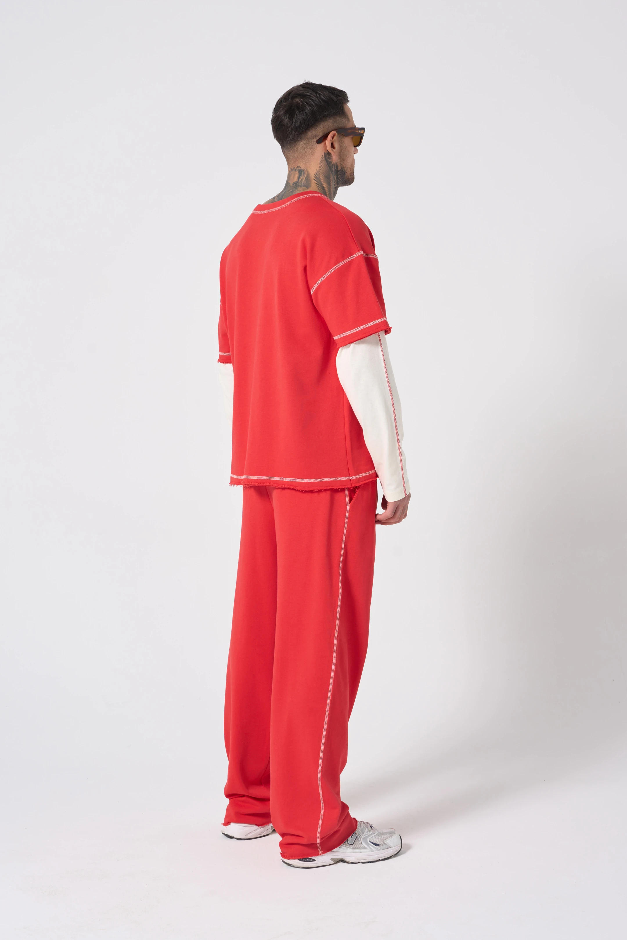 Hole Karyoka Dikiş Baskı Detay Oversize Sweatshirt