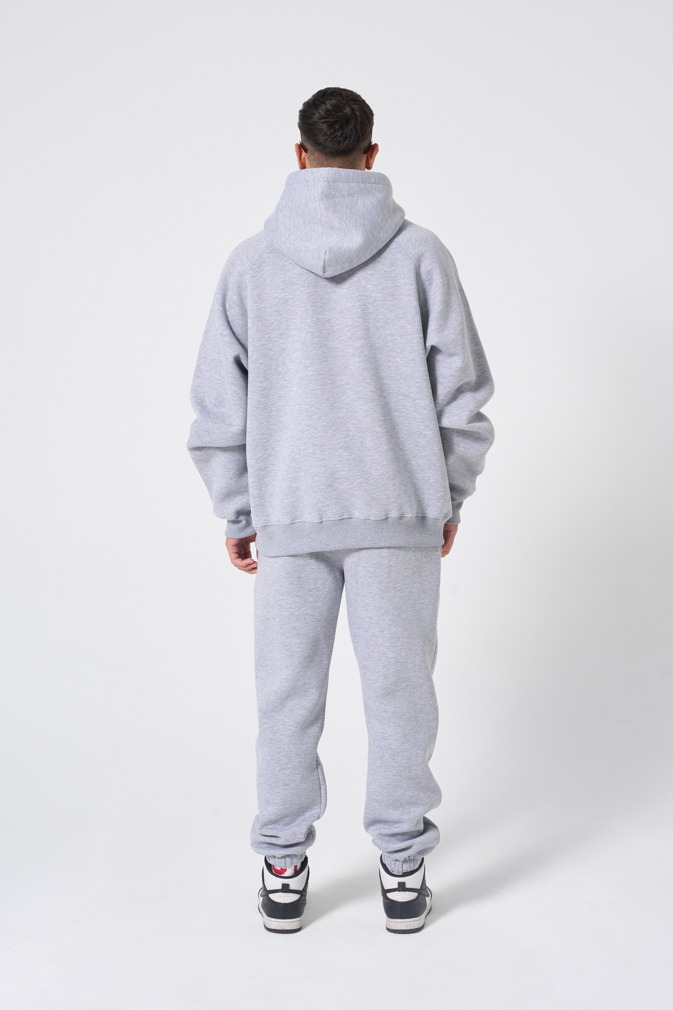 Nikel Baskı Oversize Hoodie