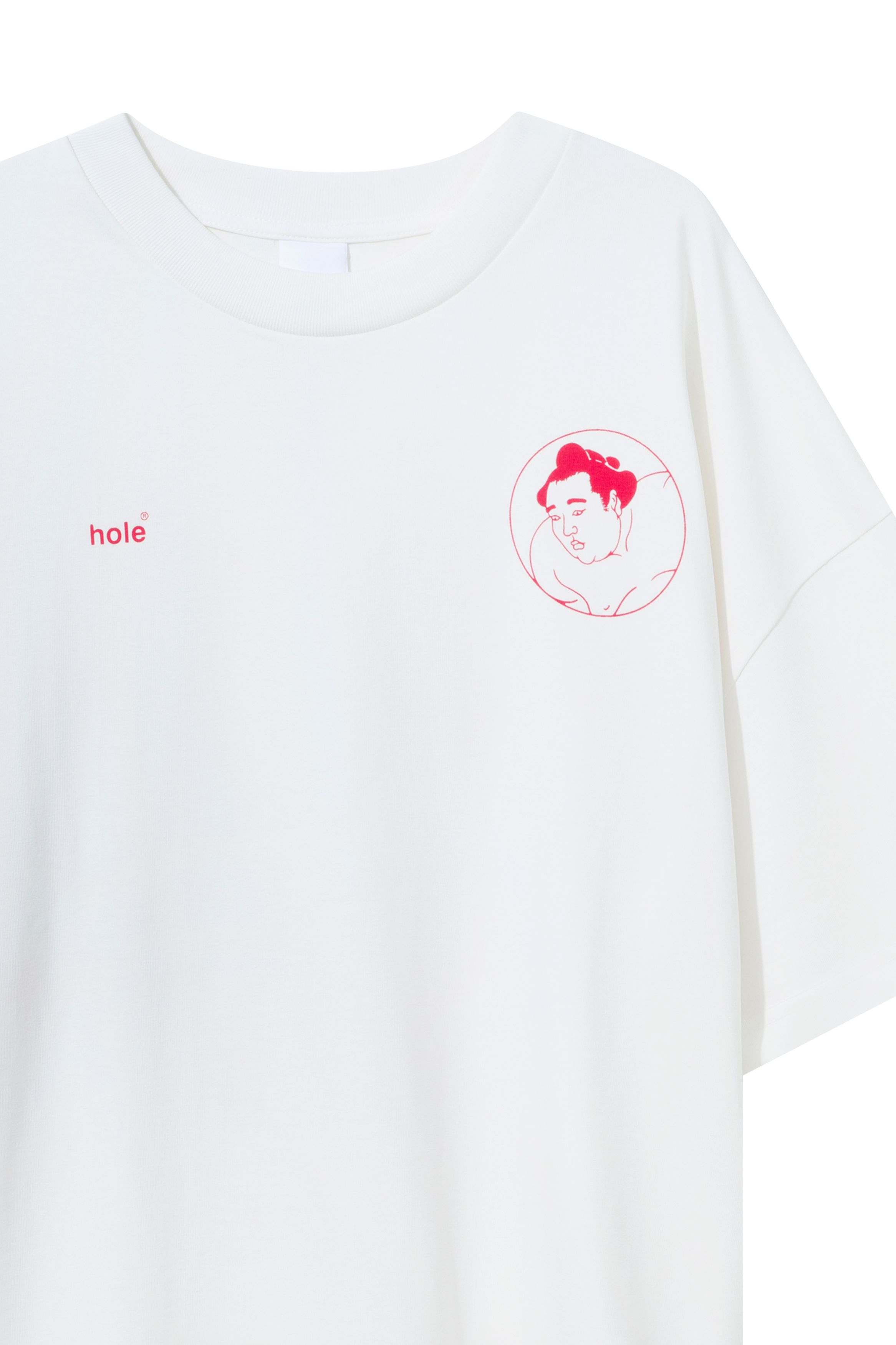 Hole Sumo Baskı T-Shirt