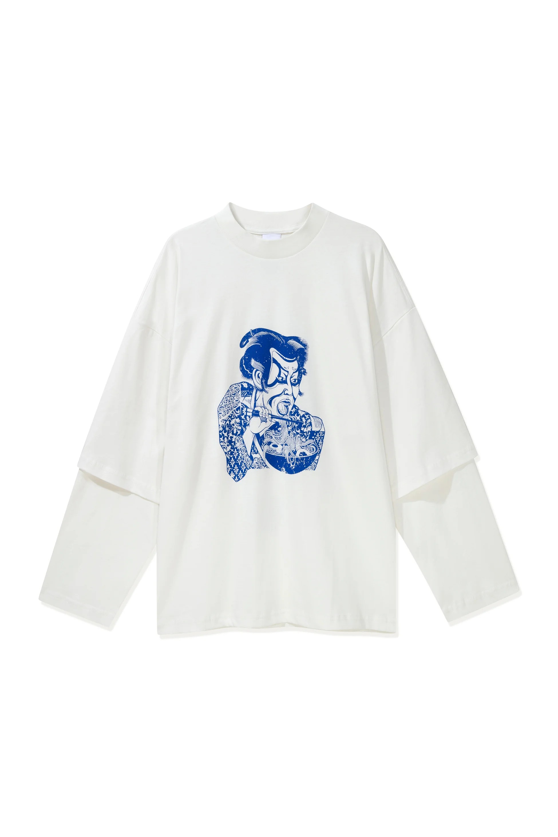 Hole Barkod Sumo Baskılı Sweatshirt
