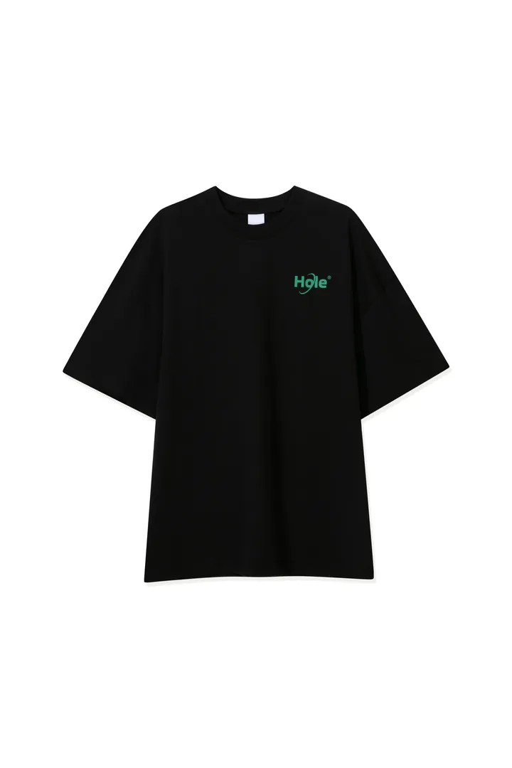 Hole Arka Sokak Baskılı Oversize T-Shirt