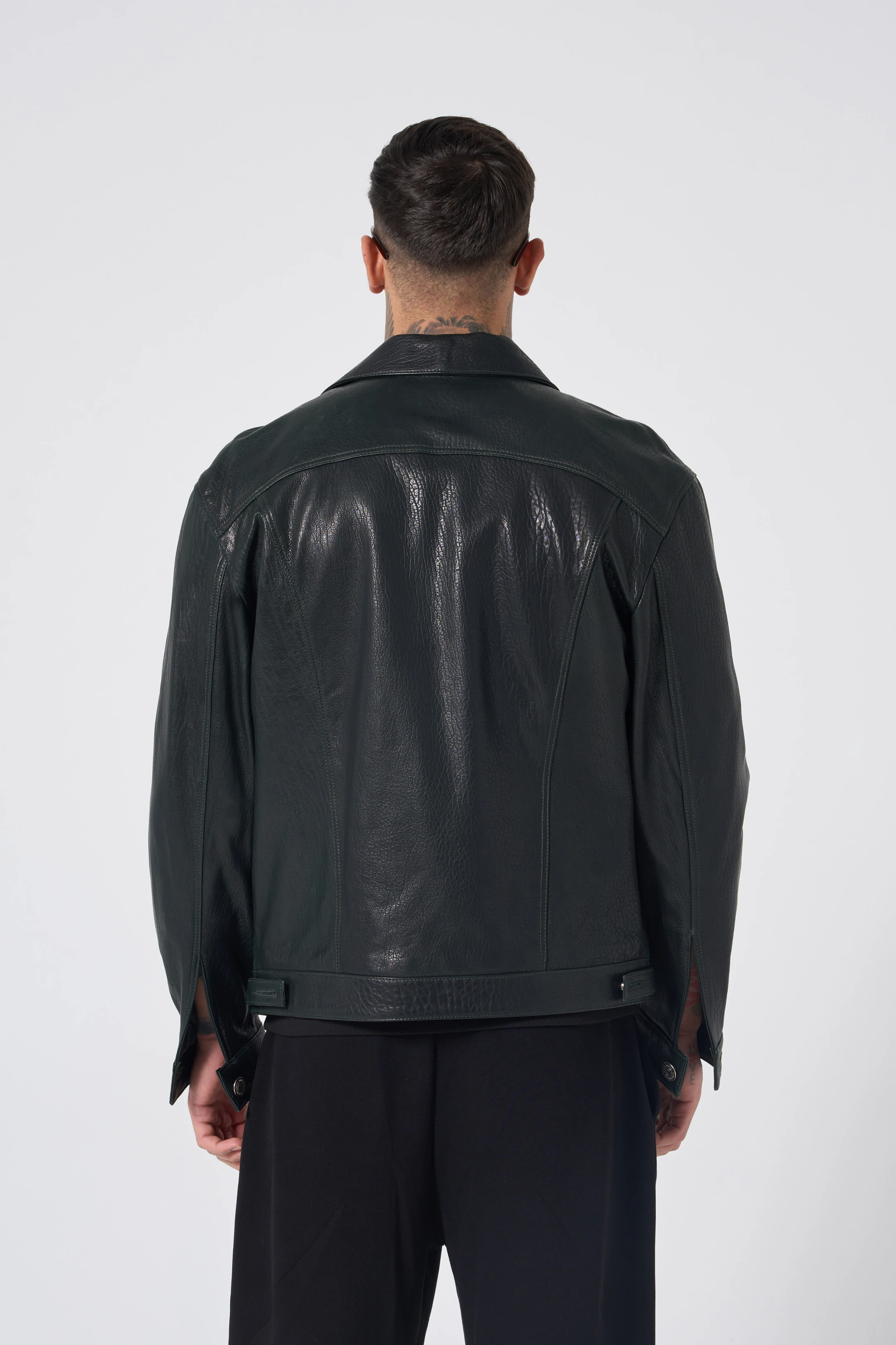 JUMBO LEATHER BLAZER