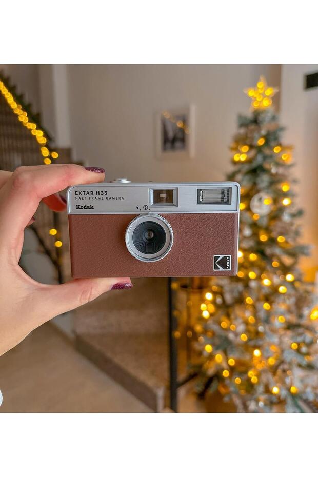 Kodak Ektar H35 Half Frame 35mm Analog Fotoğraf Makinesi - Brown