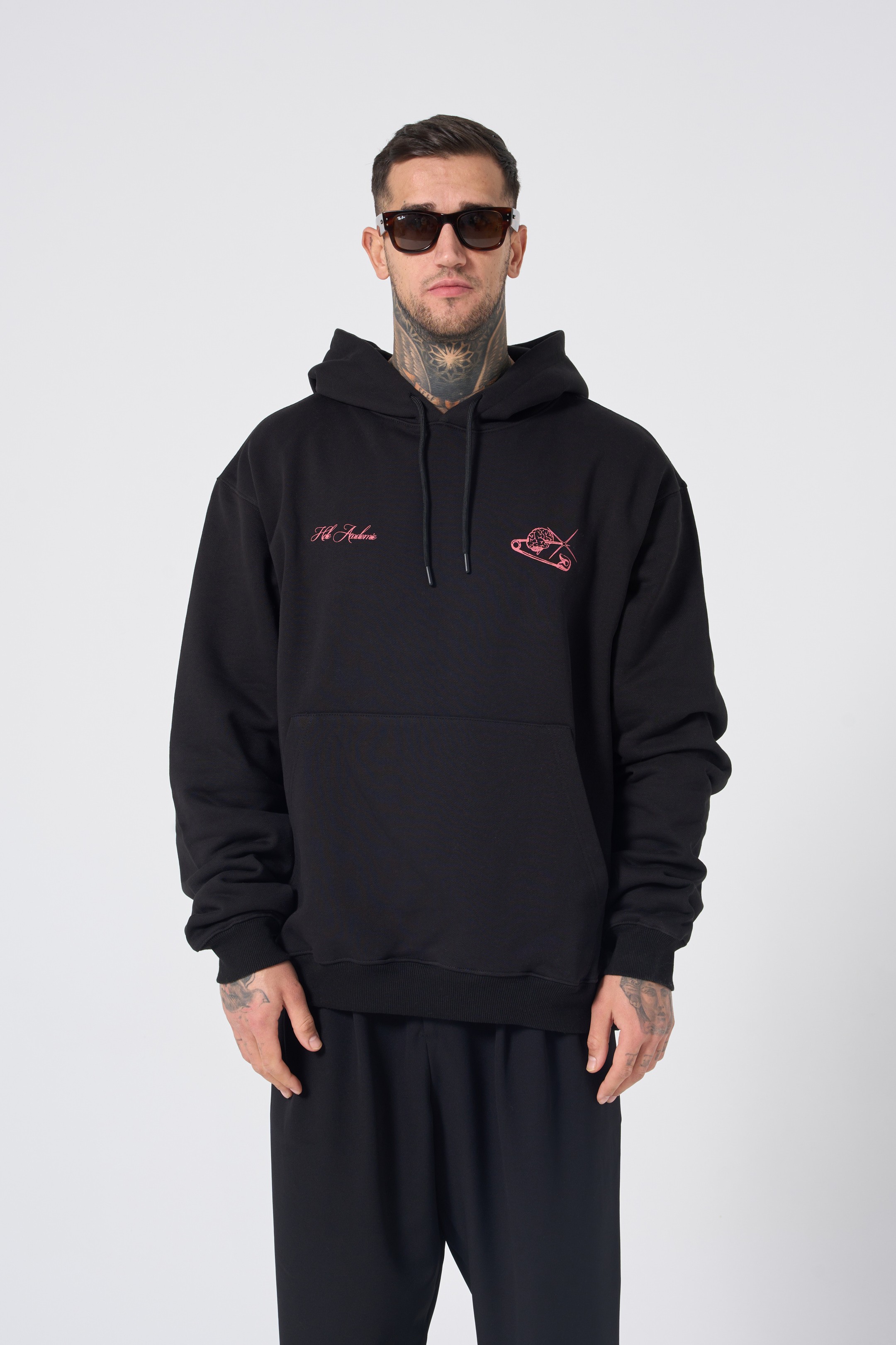 38 HOODIE - BLACK