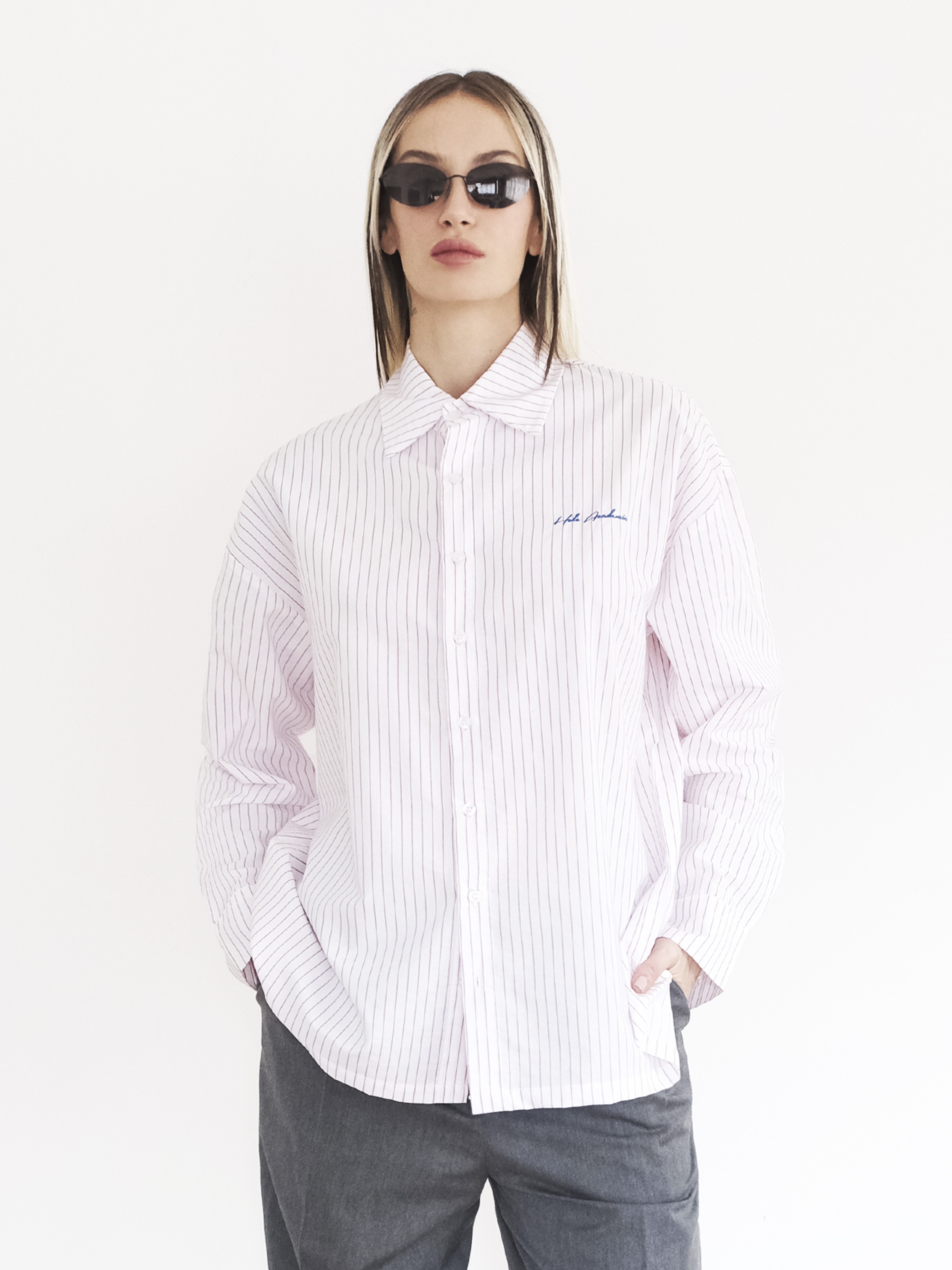 Hole Belmondo Fabric Oversize Shirt