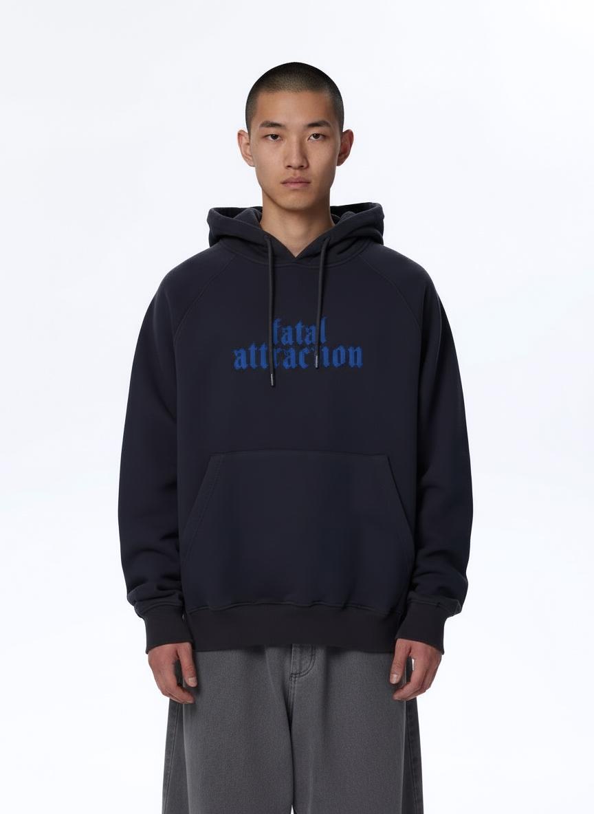 Fatal Attraction Oversize Hoodie - antrasit