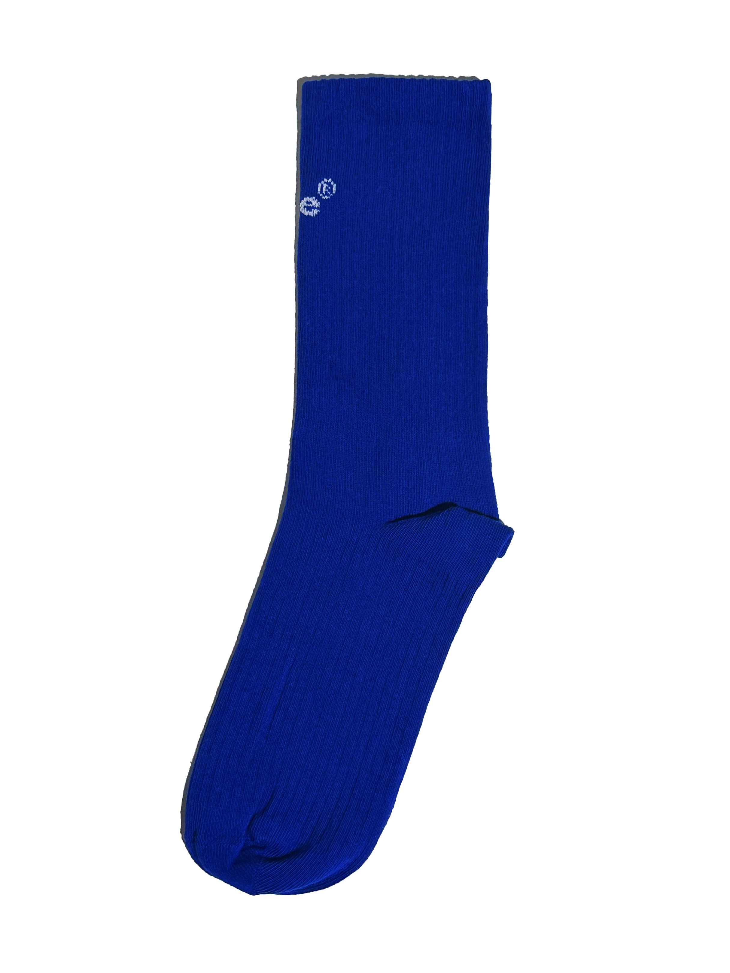 SOCKS w/embroided logo - mavi-beyaz