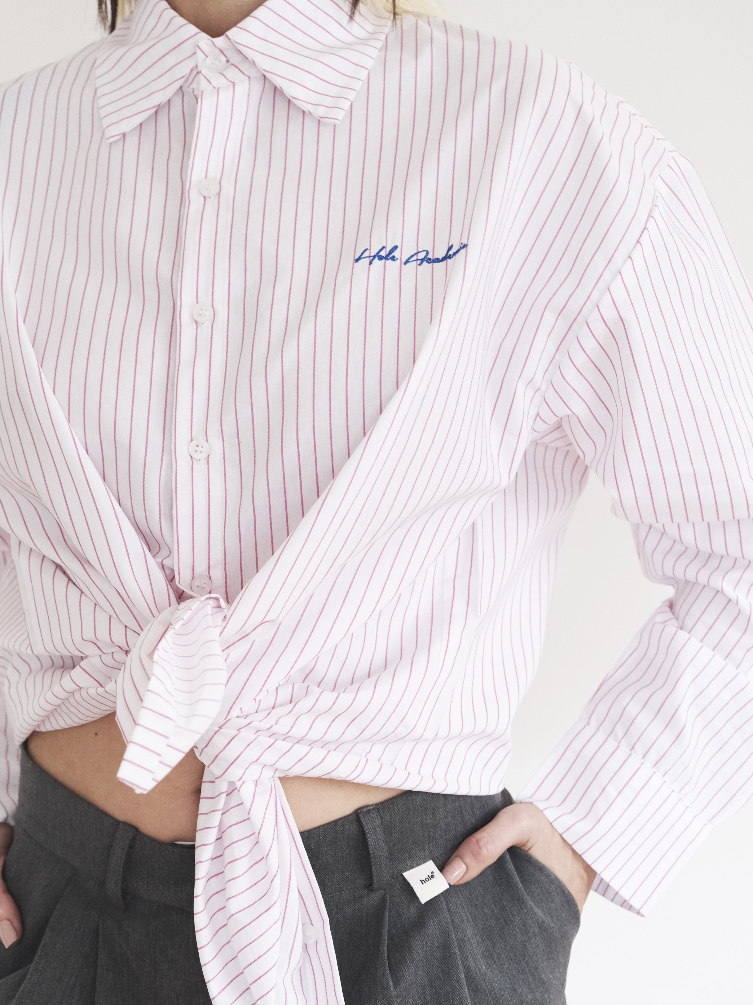 Hole Belmondo Fabric Oversize Shirt