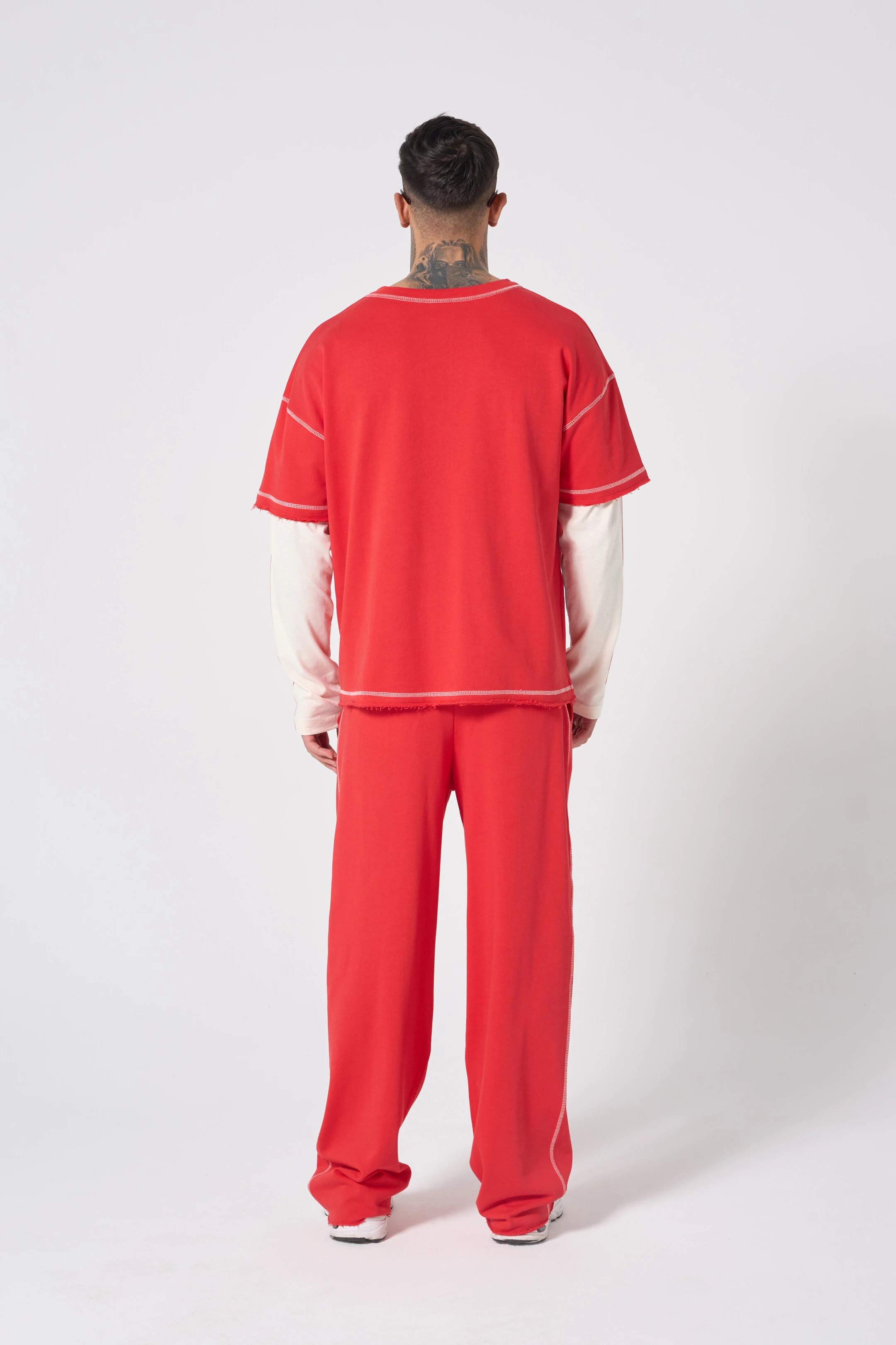 Hole Karyoka Dikiş Baskı Detay Oversize Sweatshirt