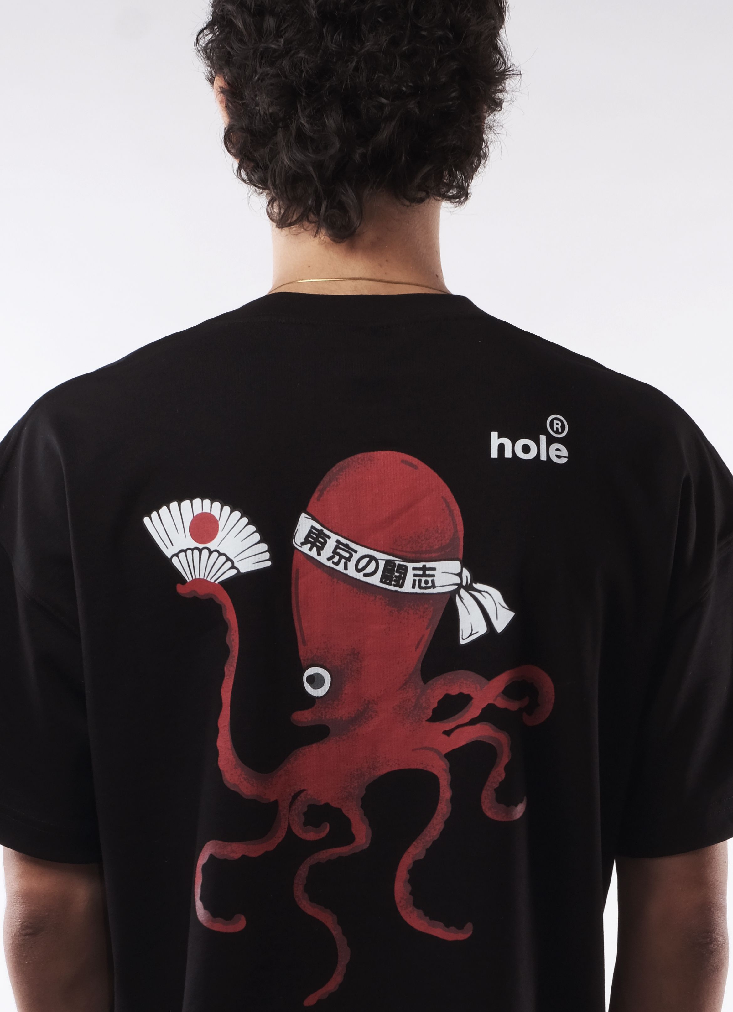 Hole Ahtapot Sumo Oversize T-Shirt