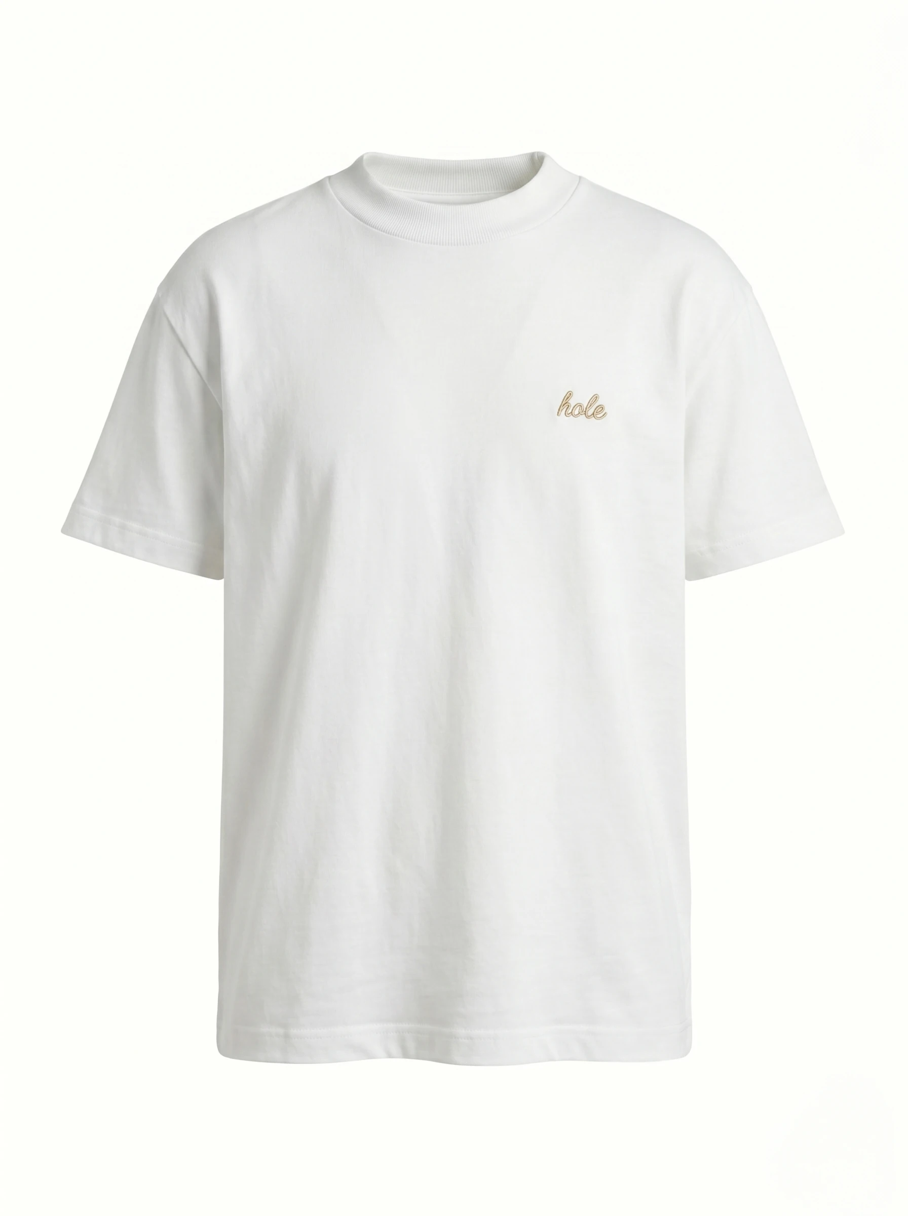Ecru Basic T-shirt | Hole Academy
