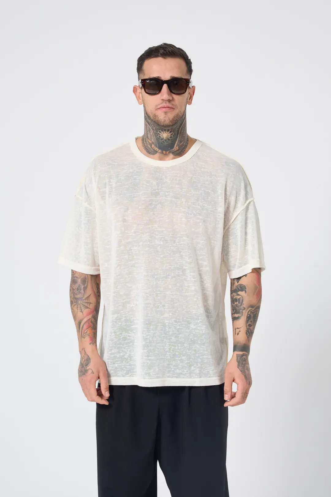 Nakış Detay Triko T-Shirt