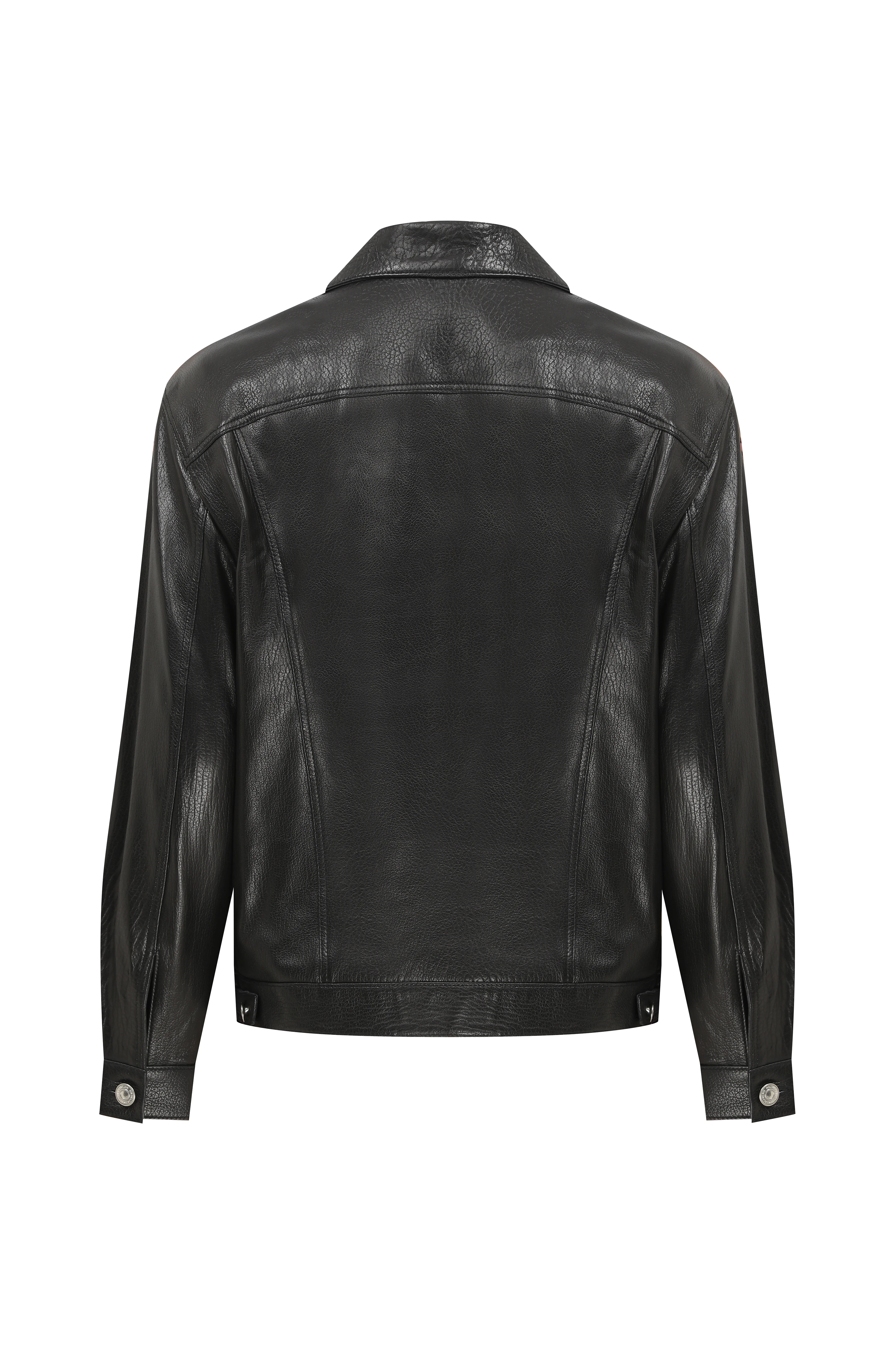 JUMBO LEATHER BLAZER