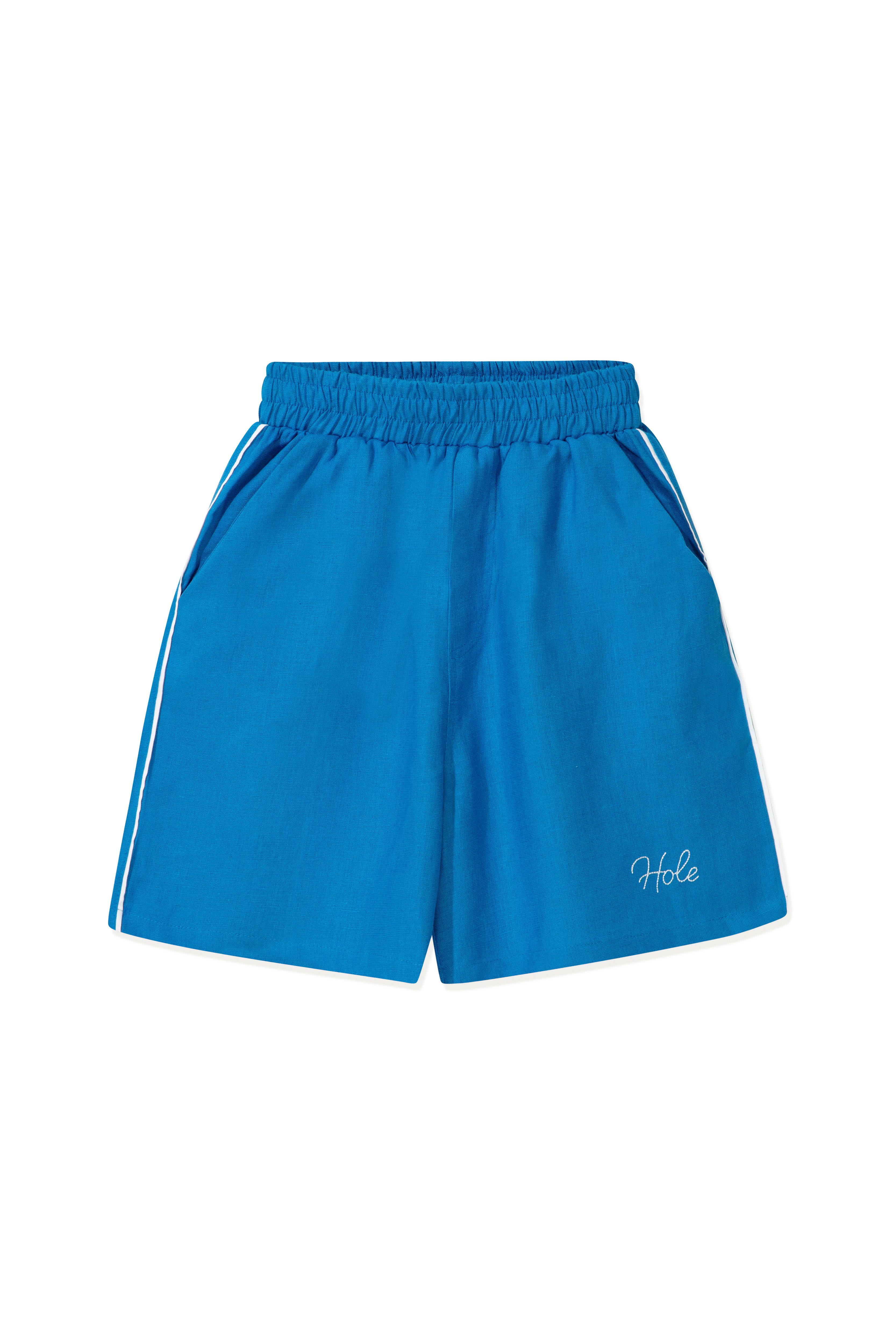 Hole Short w/ embroided logo