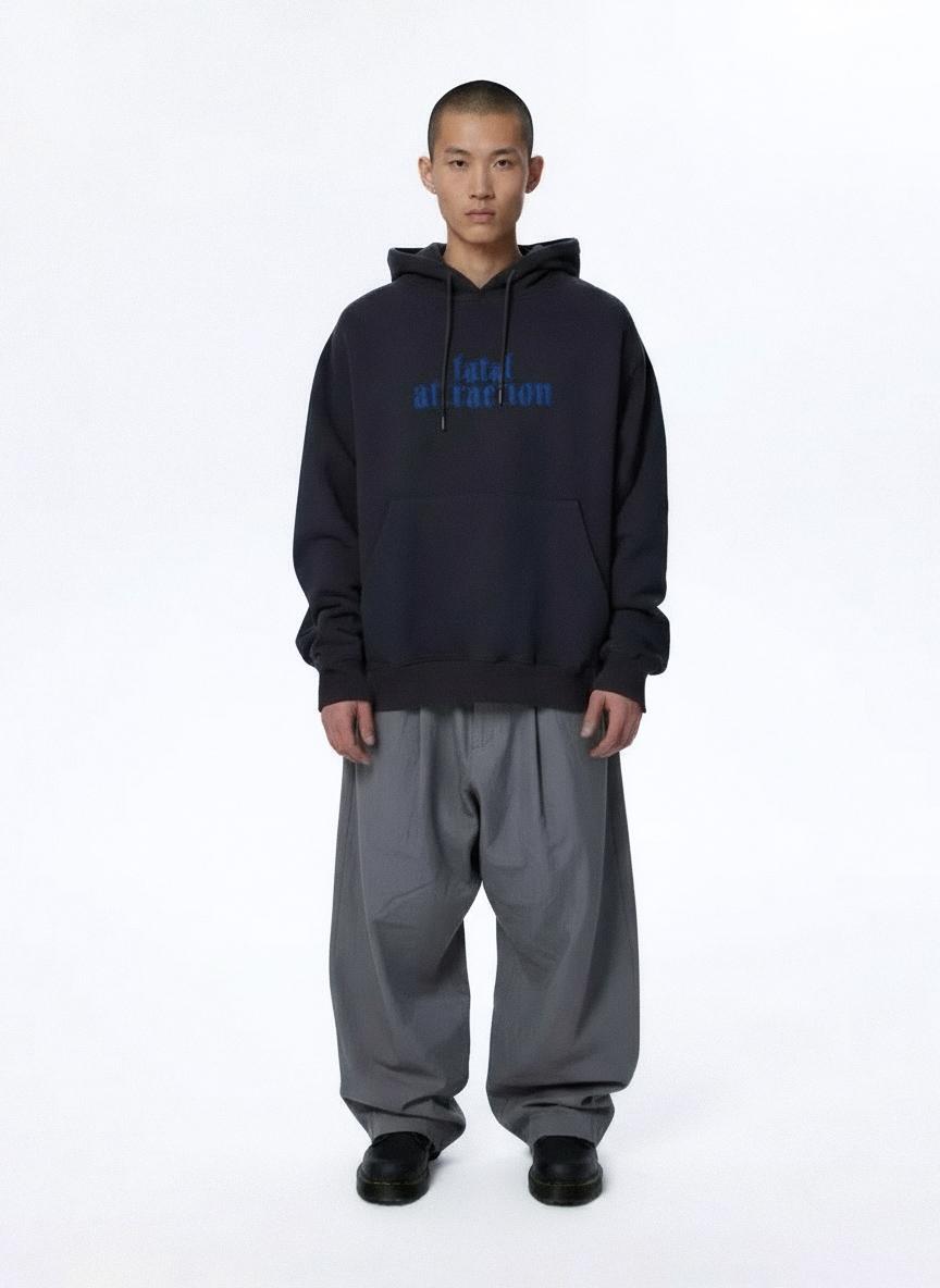 Fatal Attraction Oversize Hoodie - antrasit