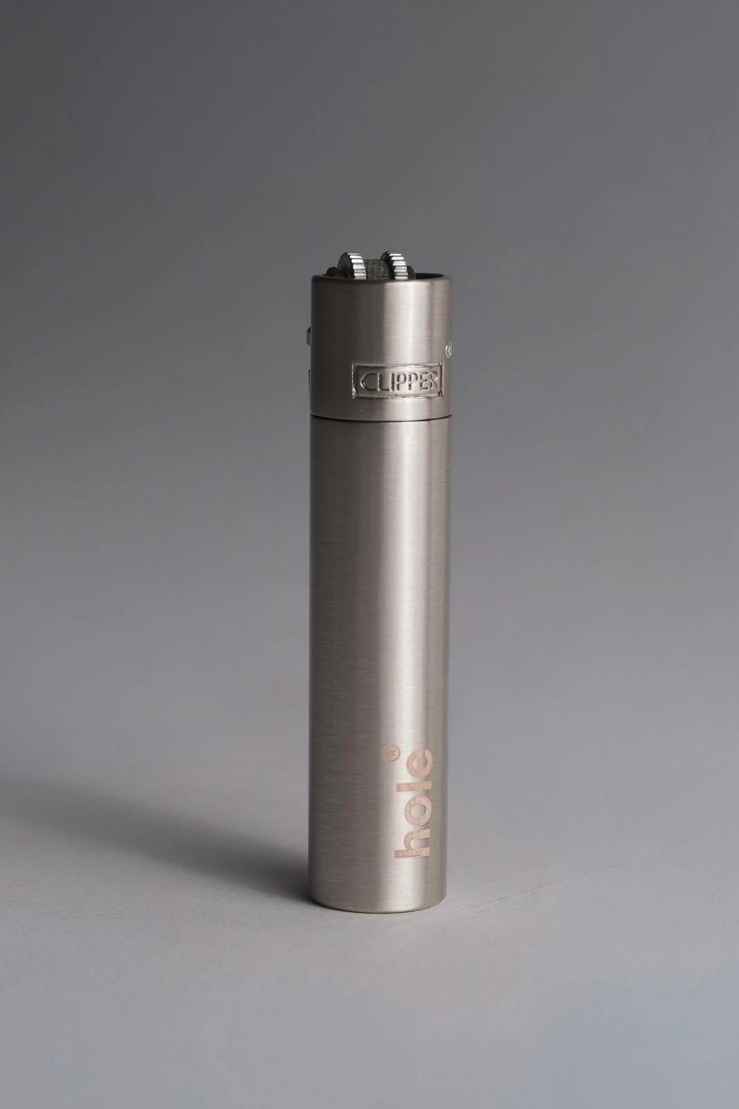 Mat Silver Metal Çakmak | Hole Academie