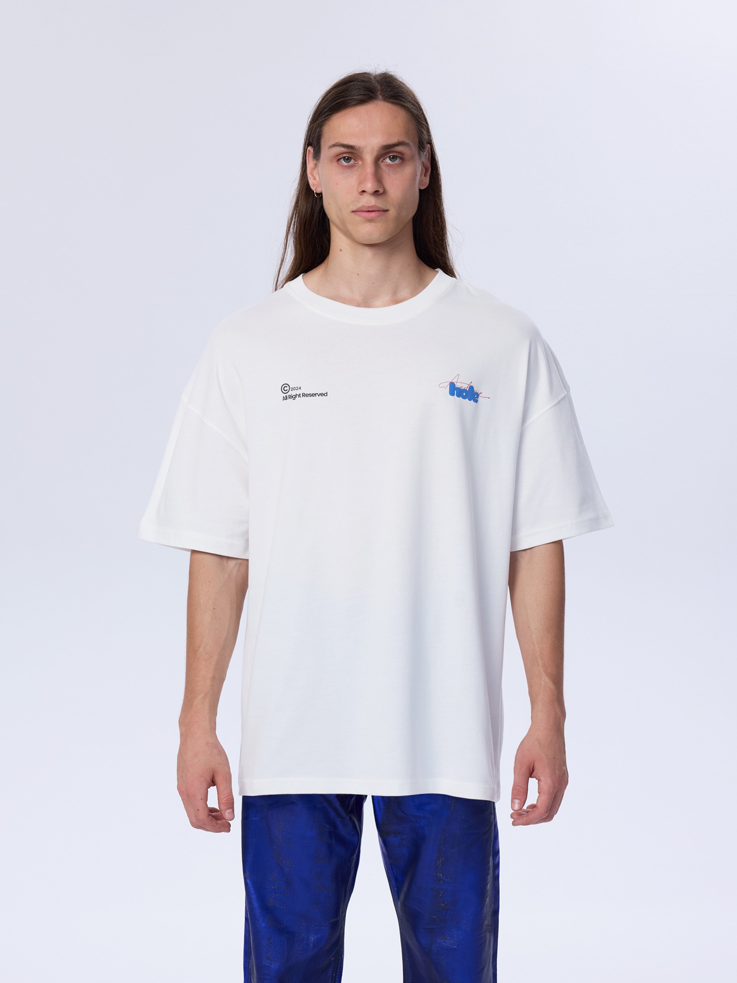 Copright Print T-Shirt