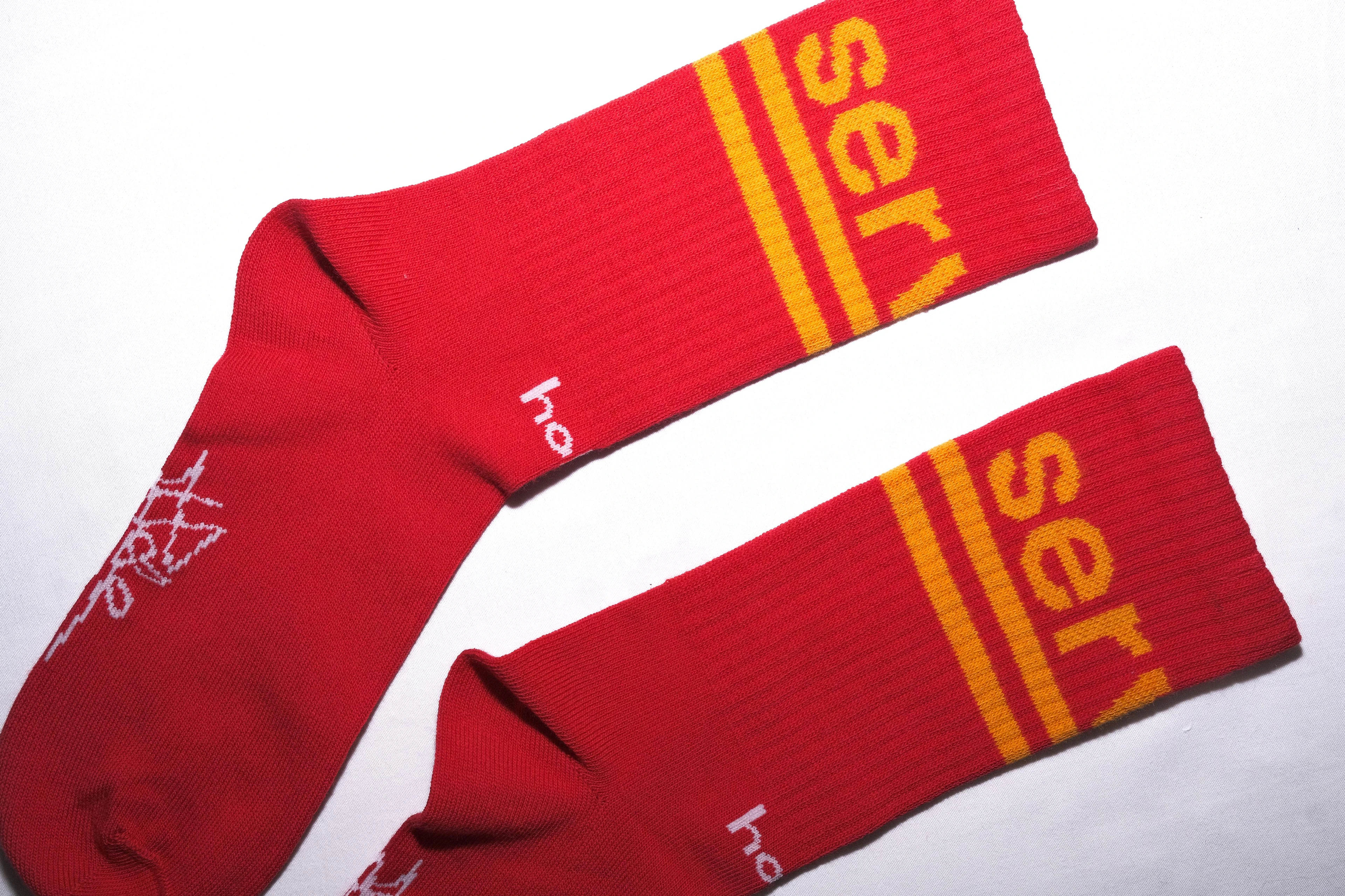Hole Service Çorap - Kırmızı