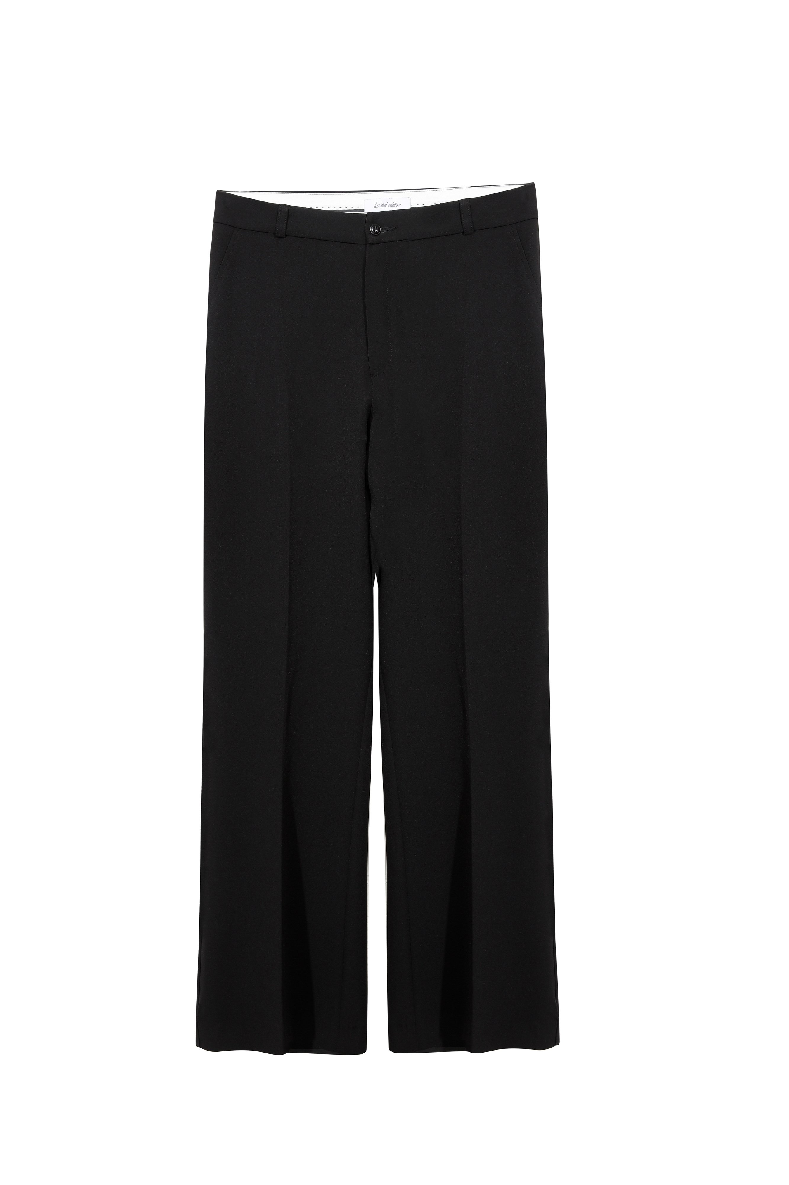 Flared Black Trousers