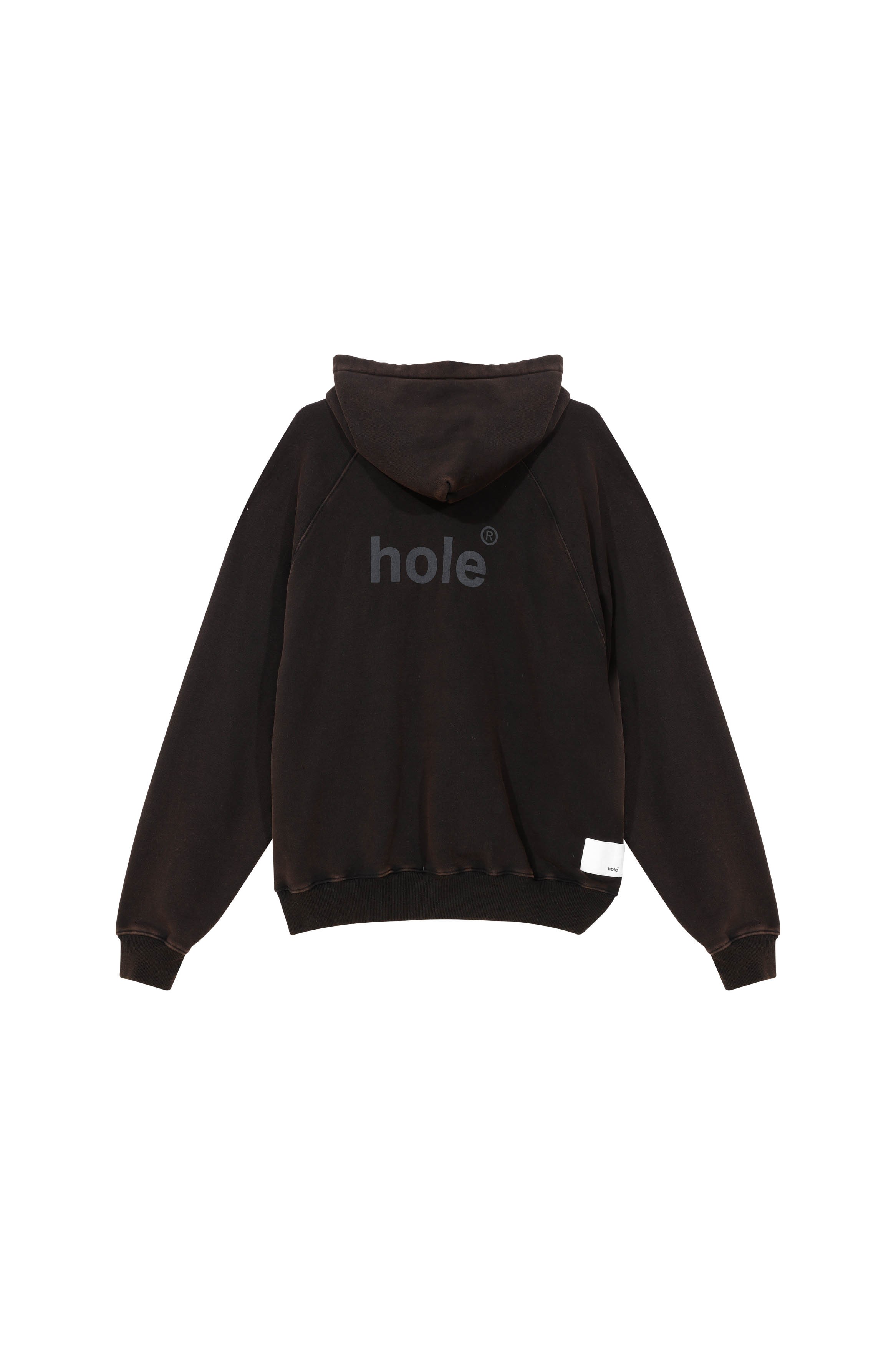 Hole Yıkama Eskitme Oversize Hoodie