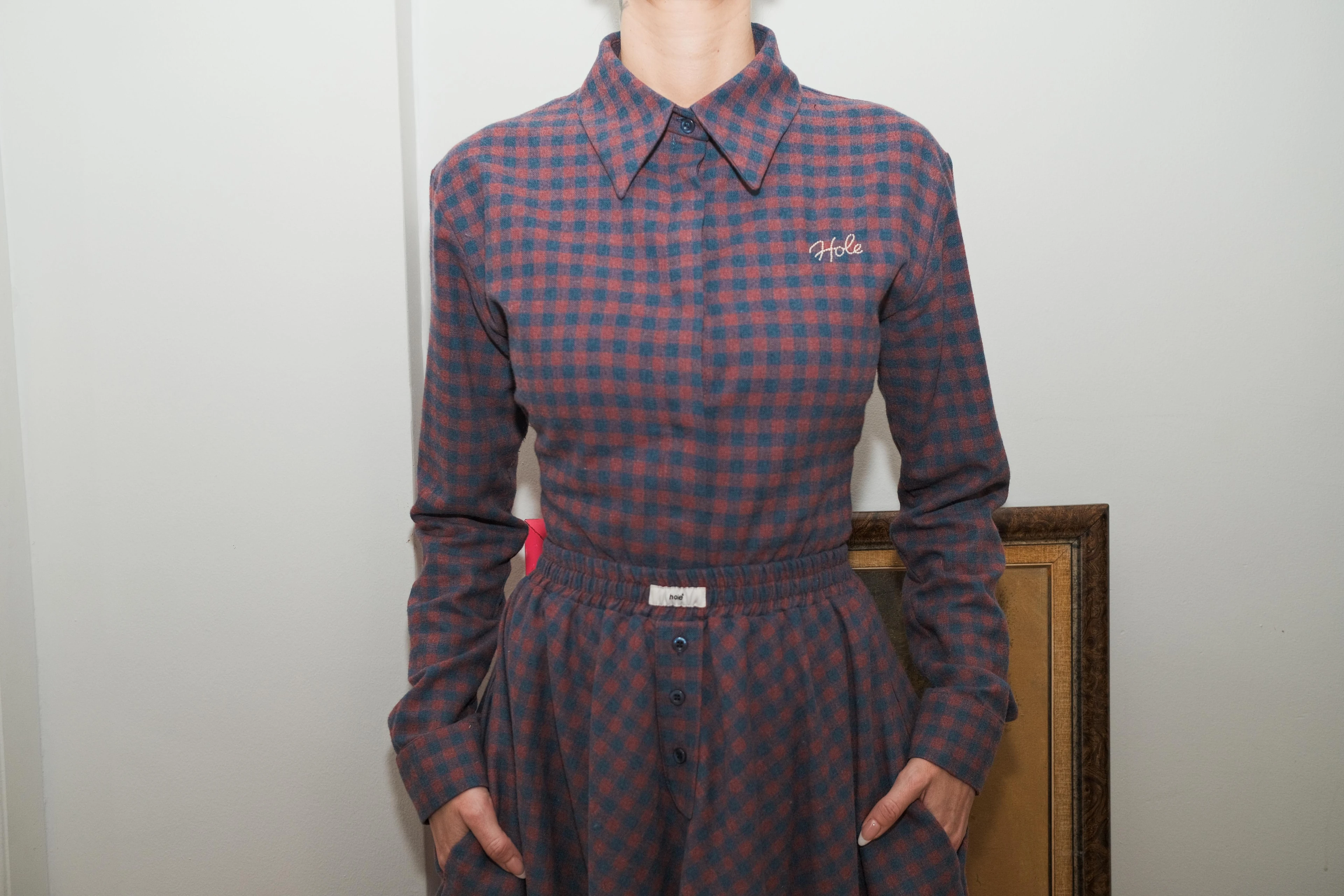 Hole Holly Ekose Gömlek