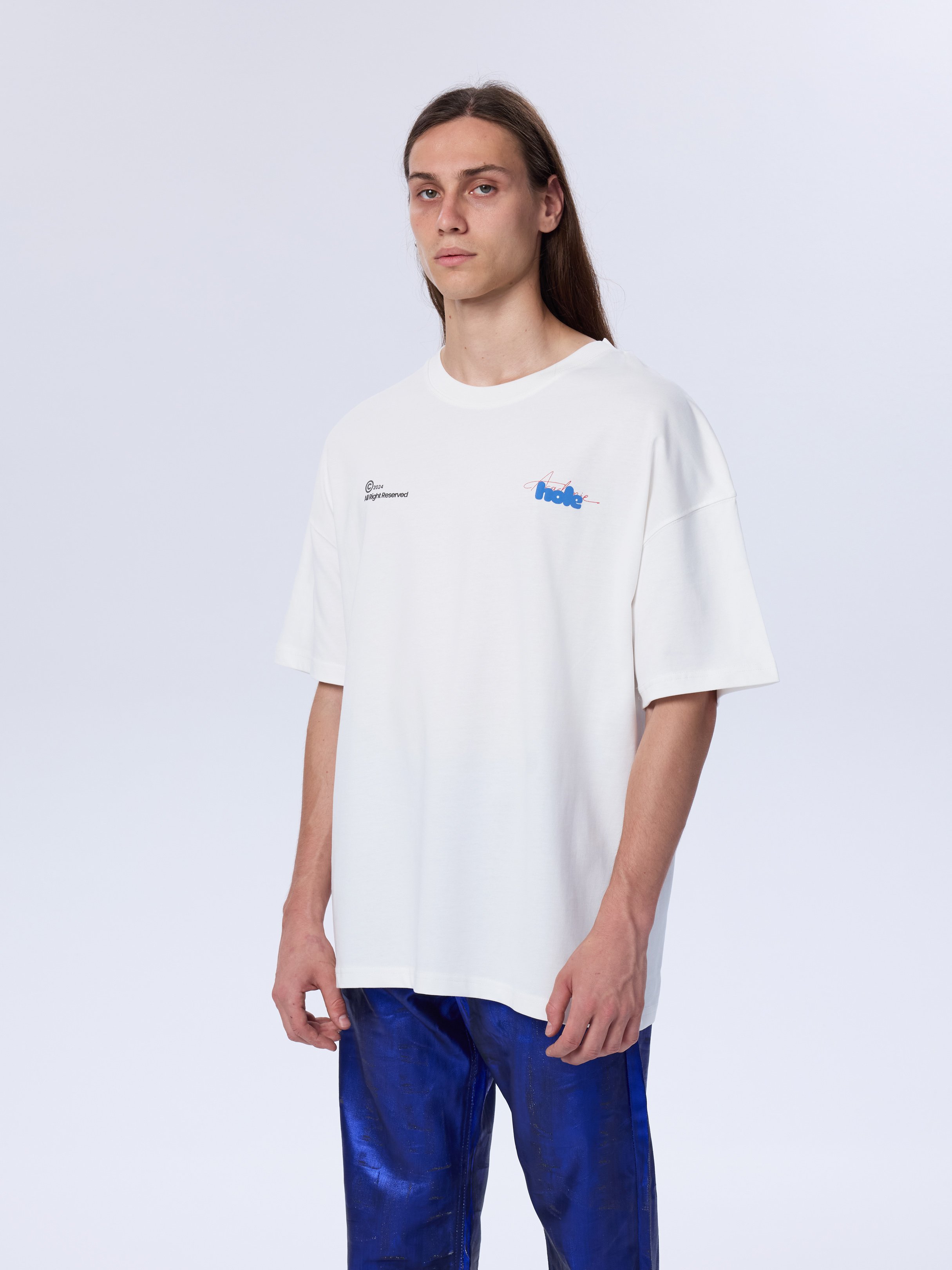 Copright Print T-Shirt