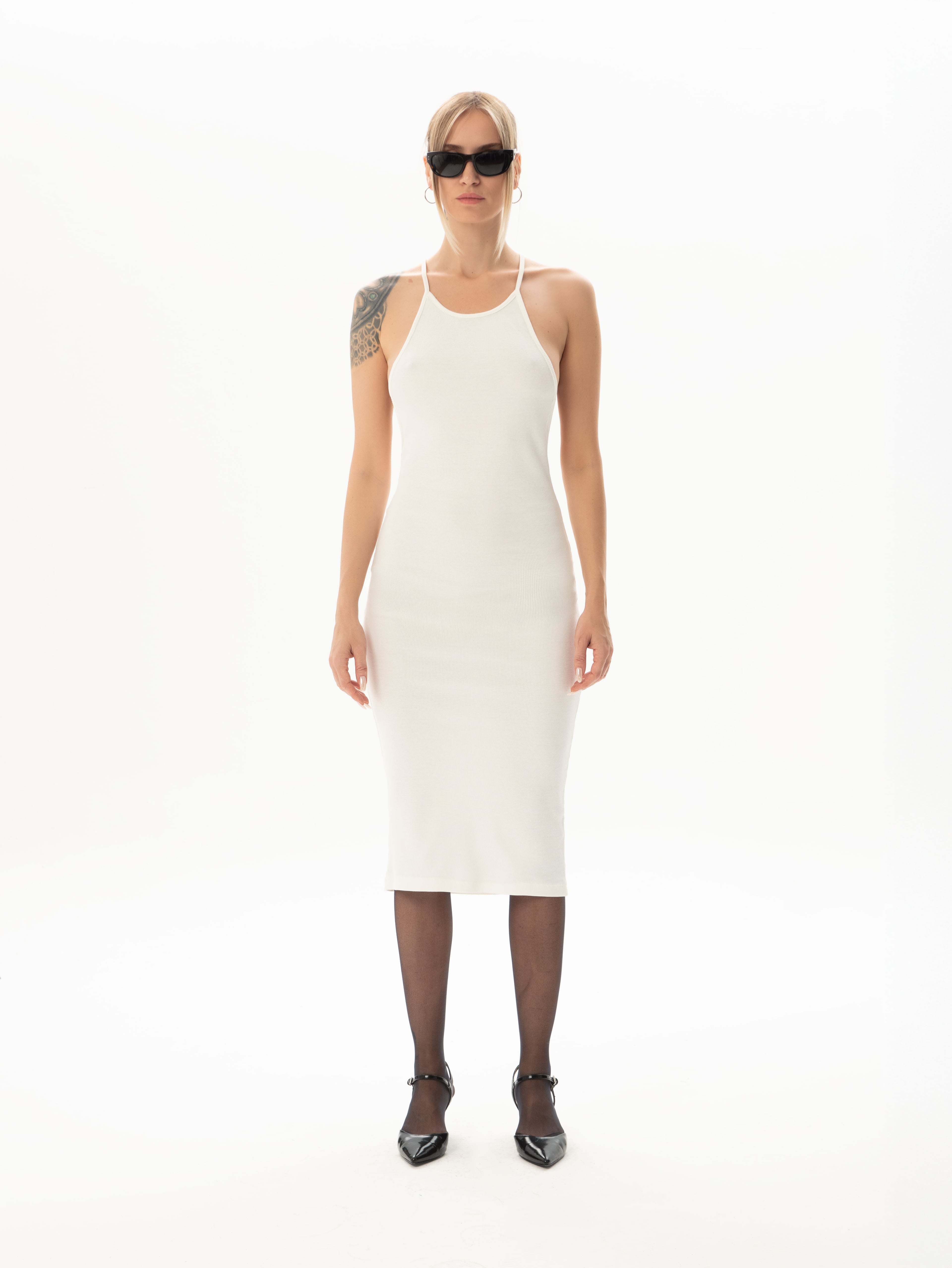 Christiana Kashkorse Dress - Ekru