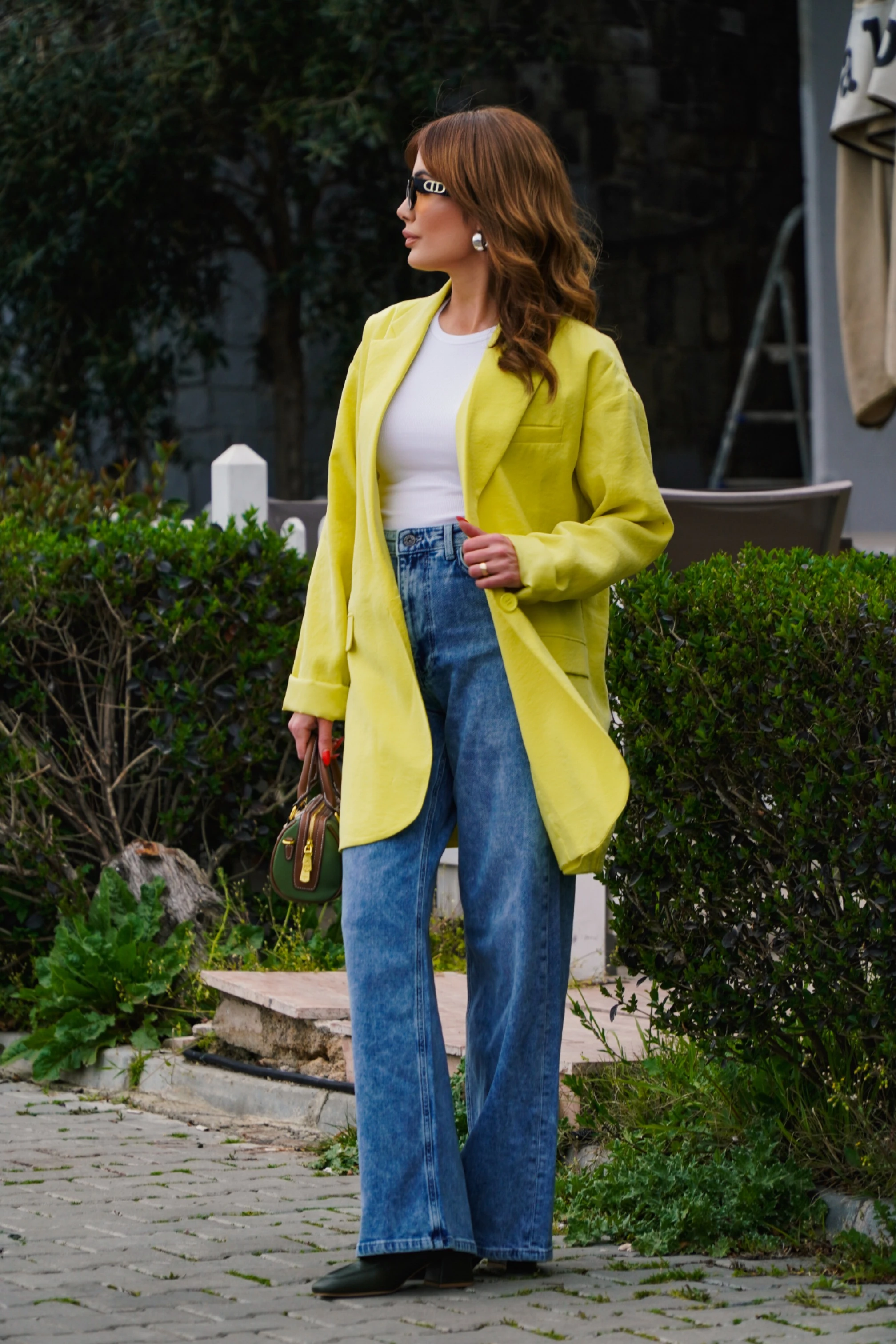 Muadil Yüksek Bel Palazzo Jean