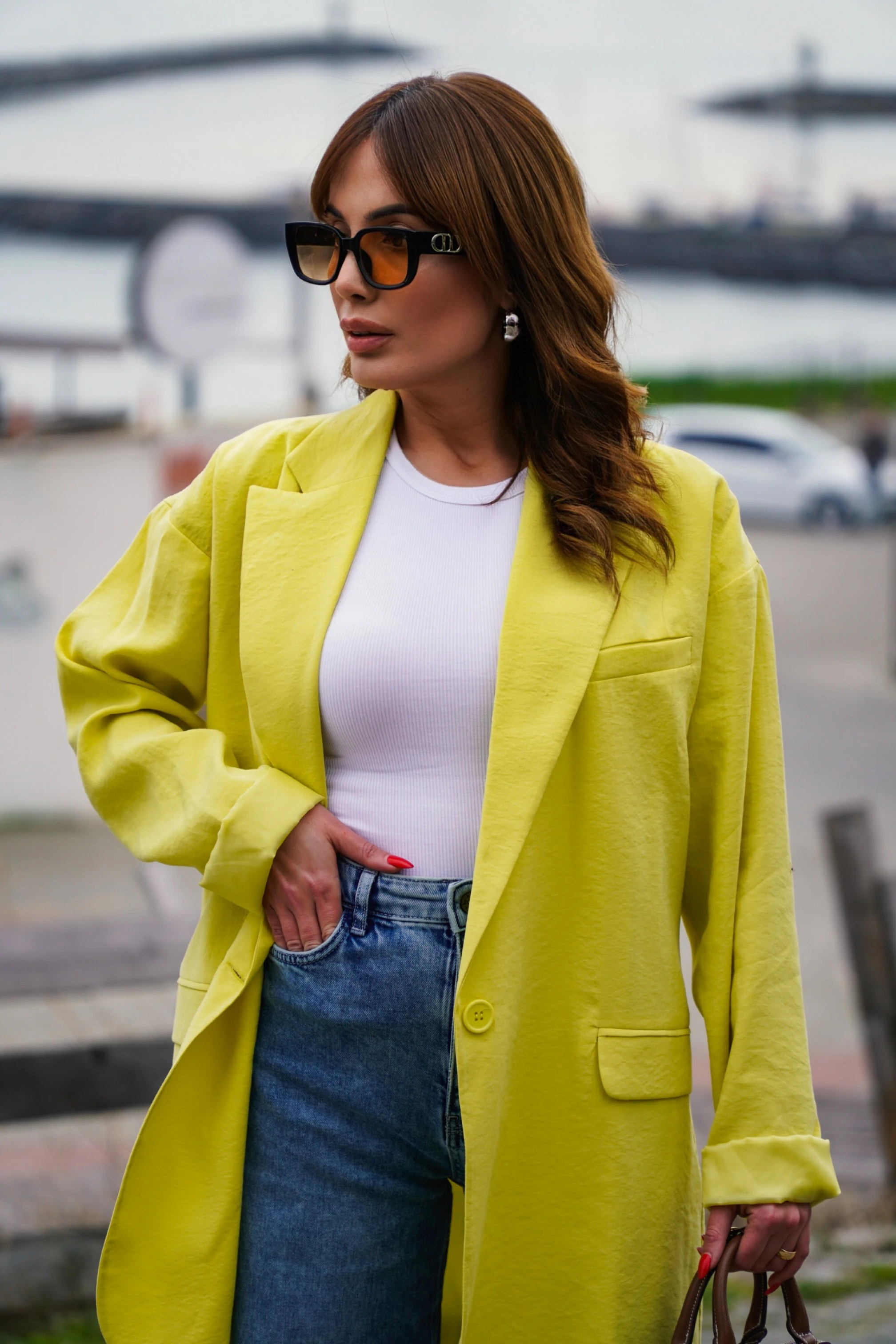 Muadil Yüksek Bel Palazzo Jean