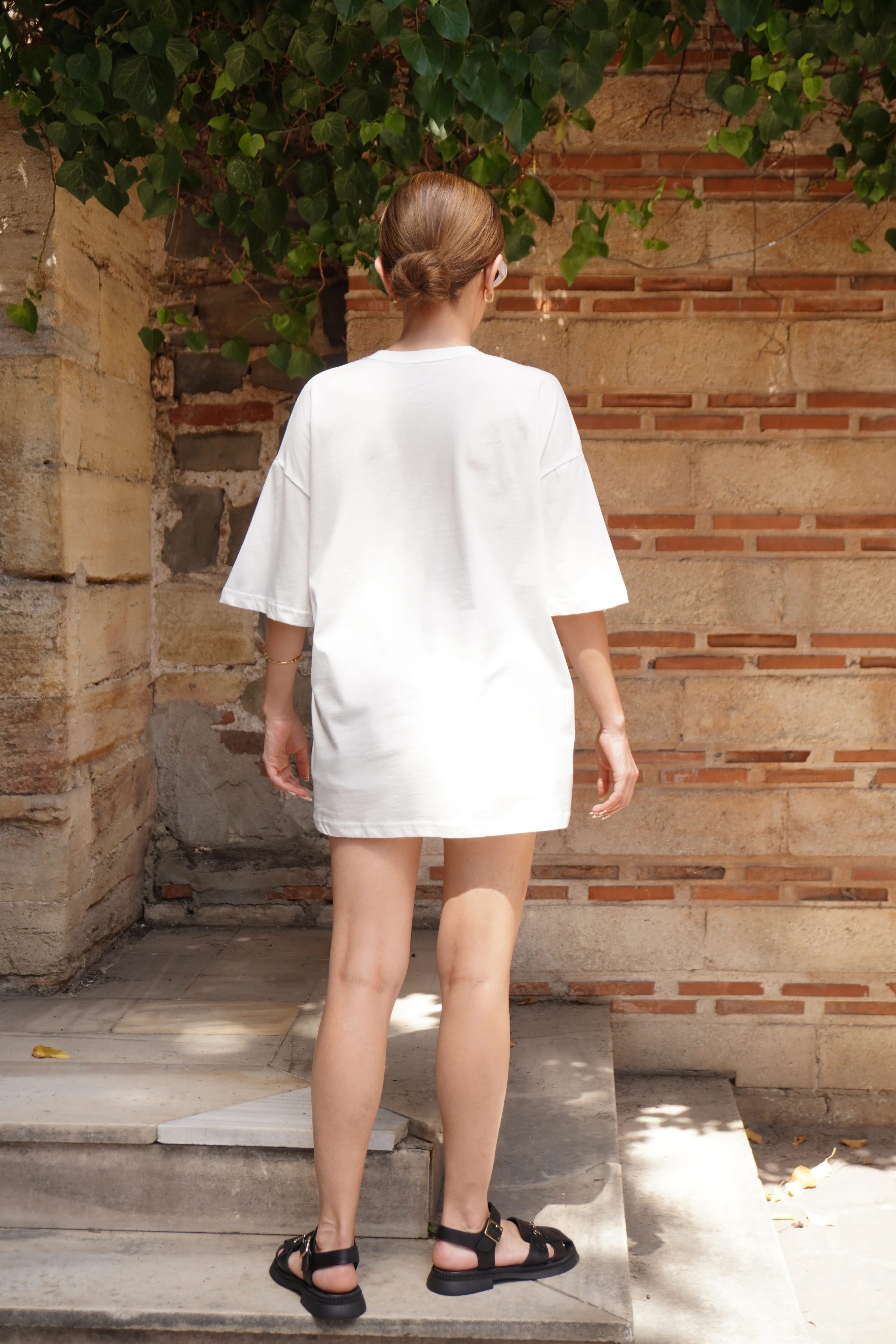 Alvin Siyah Deri Sandalet